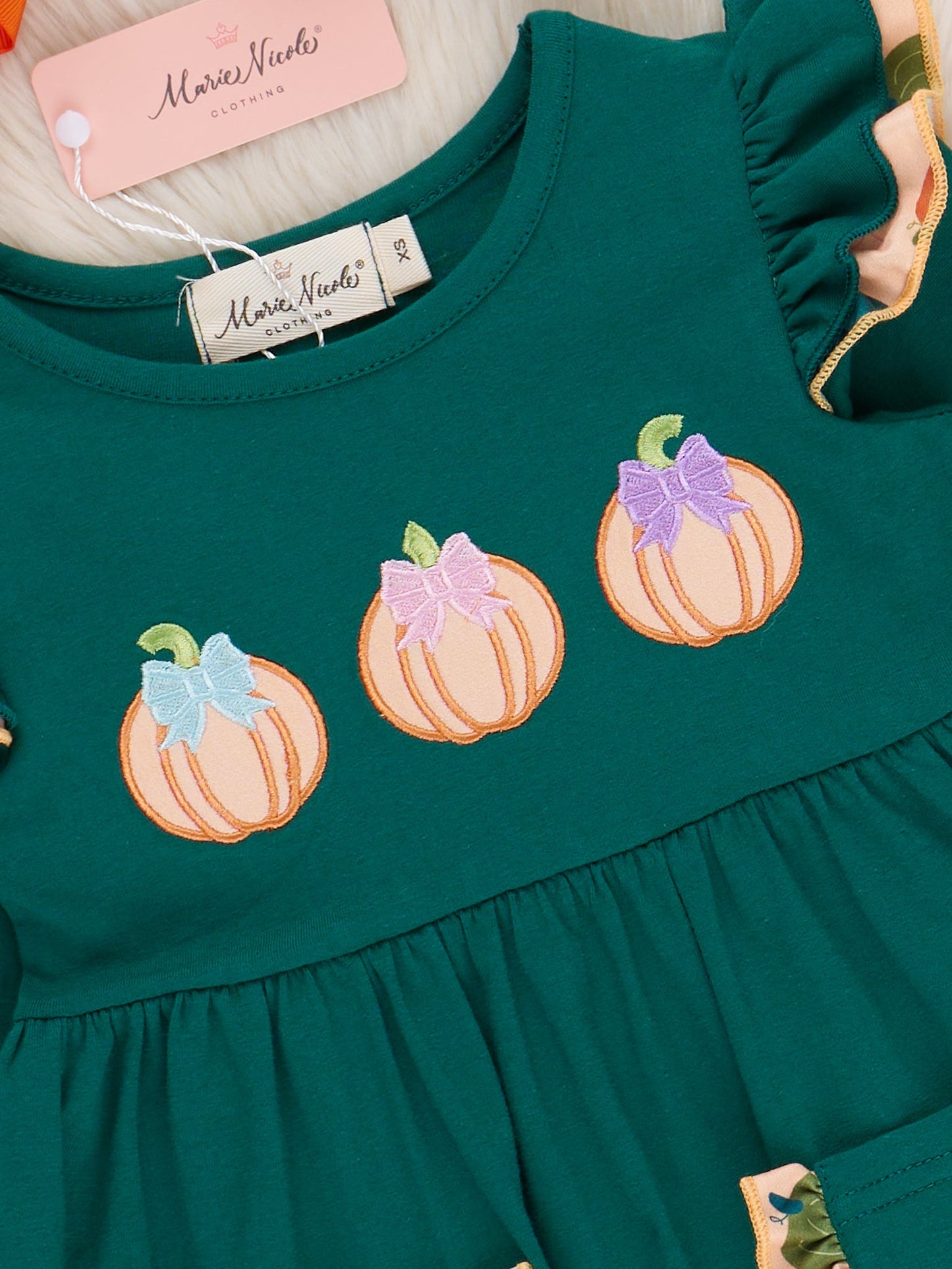 Pick of the Patch Ruffle Dress