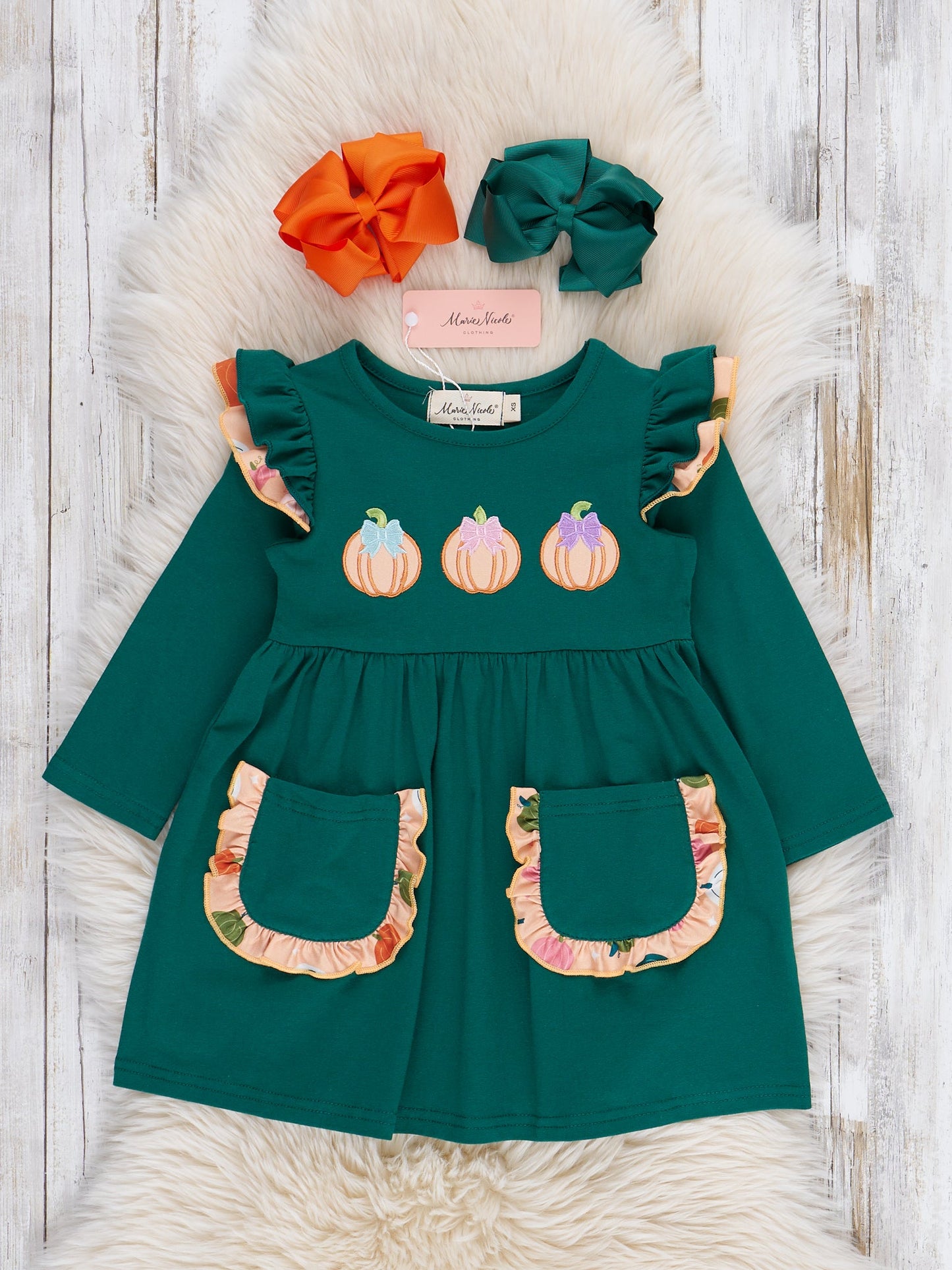 Pick of the Patch Ruffle Dress