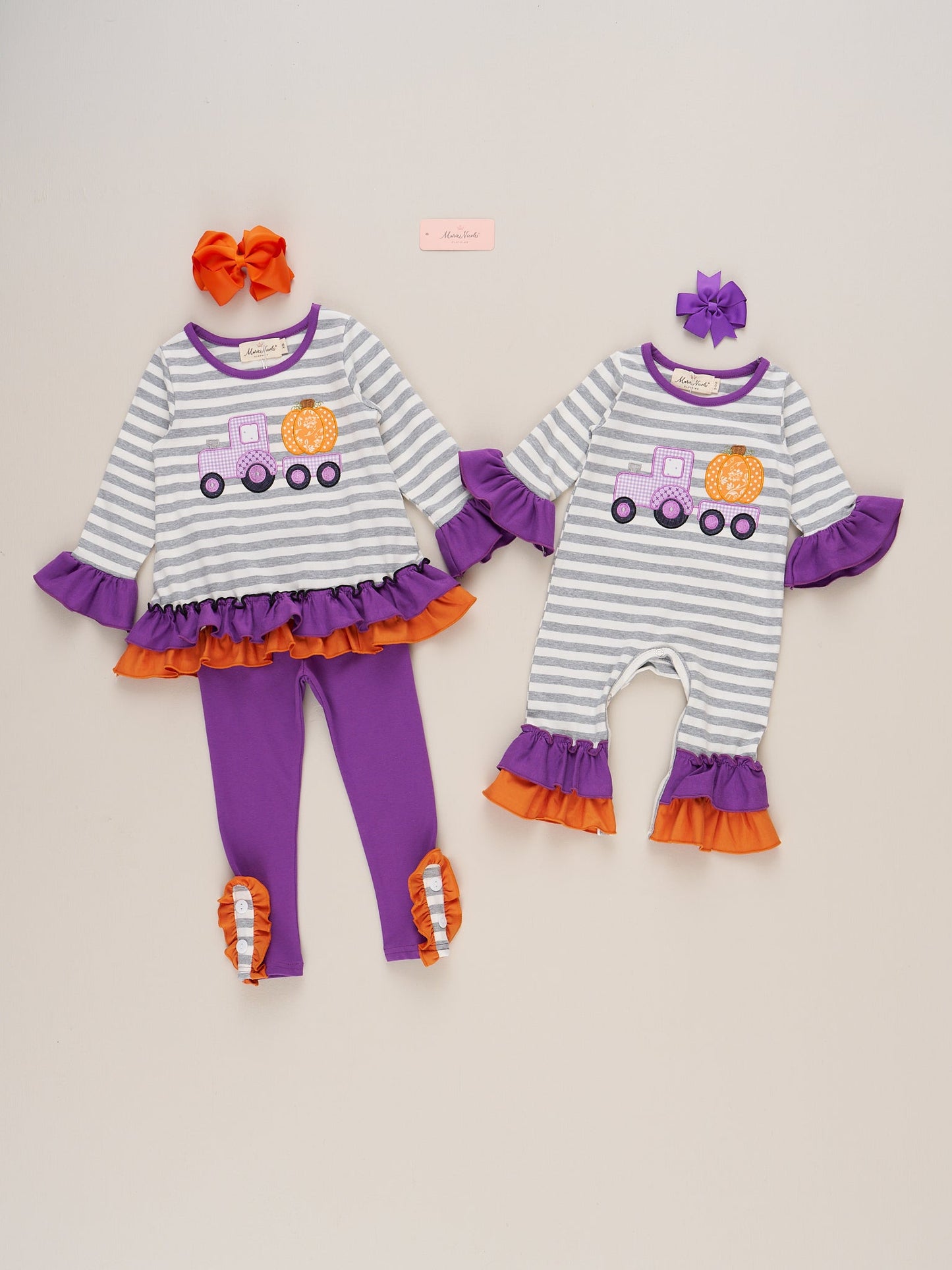 Pumpkin Haulin’ Cutie Ruffle Outfit