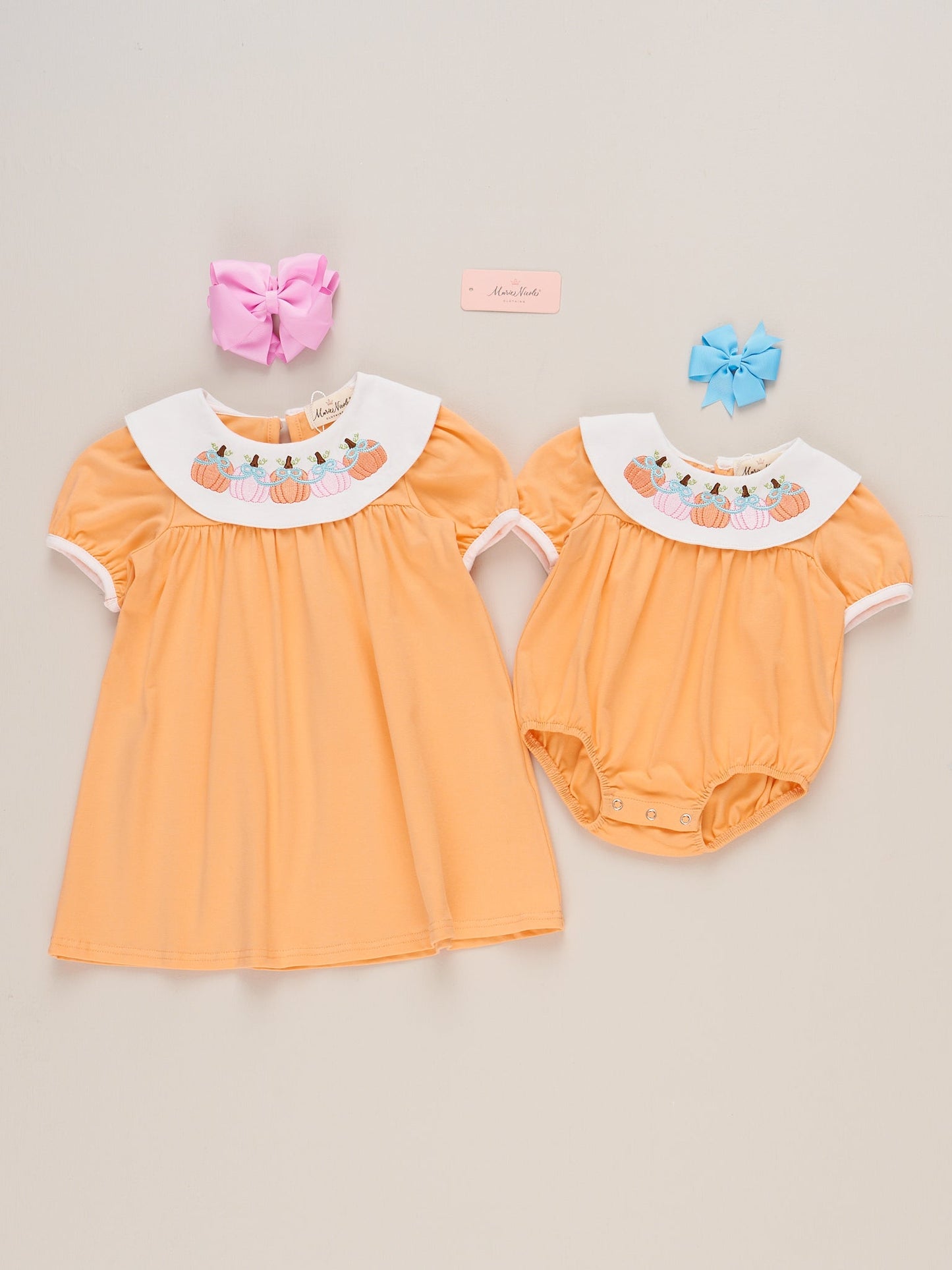Sweet as Pumpkin Pie Embroidered Dress