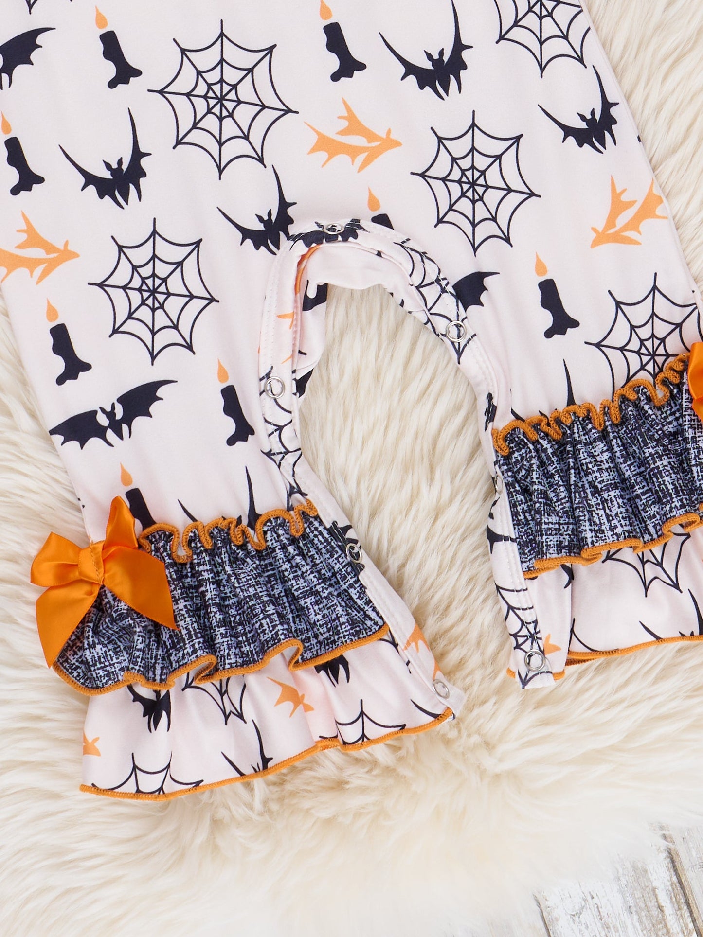 Fright Night Ruffle Romper