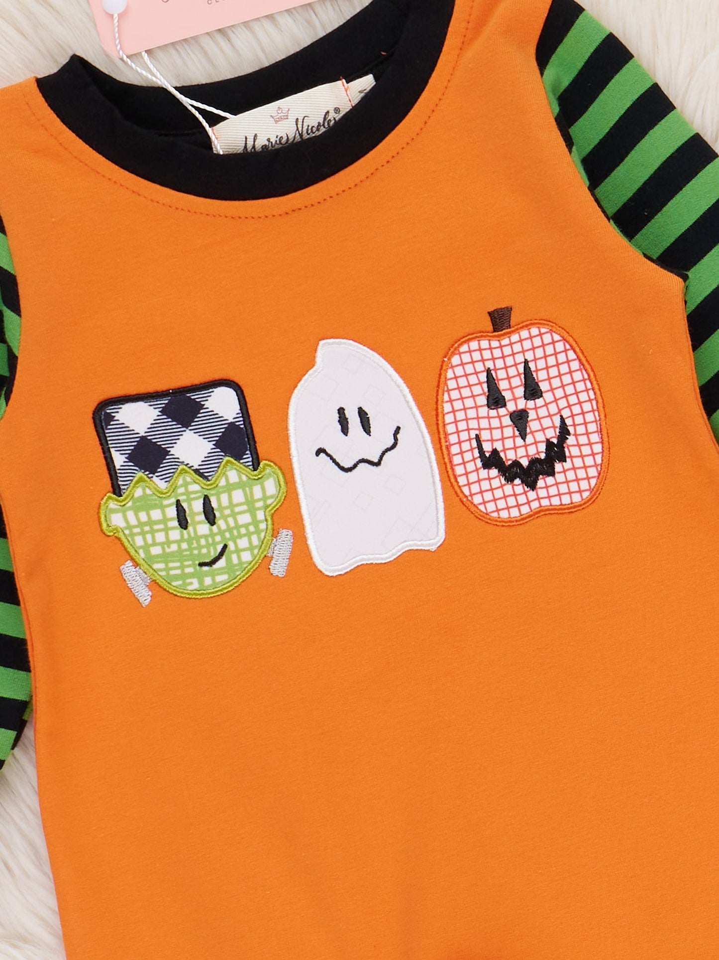 Frank & Friends Striped Romper