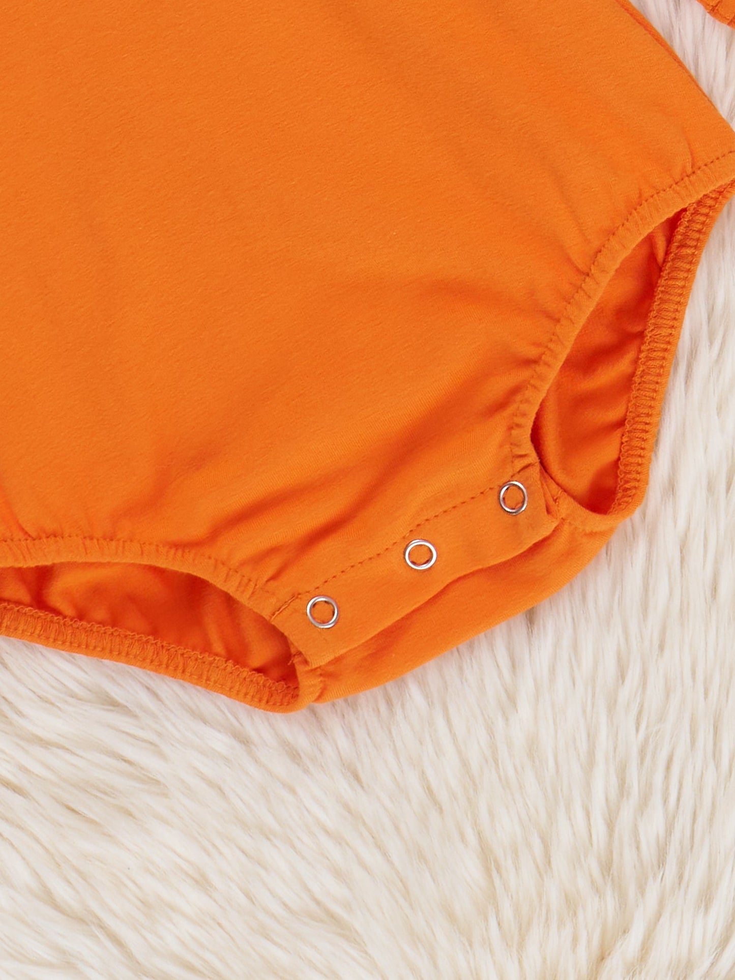 Black & Orange "Boo" Ruffle Tulle Romper Outfit