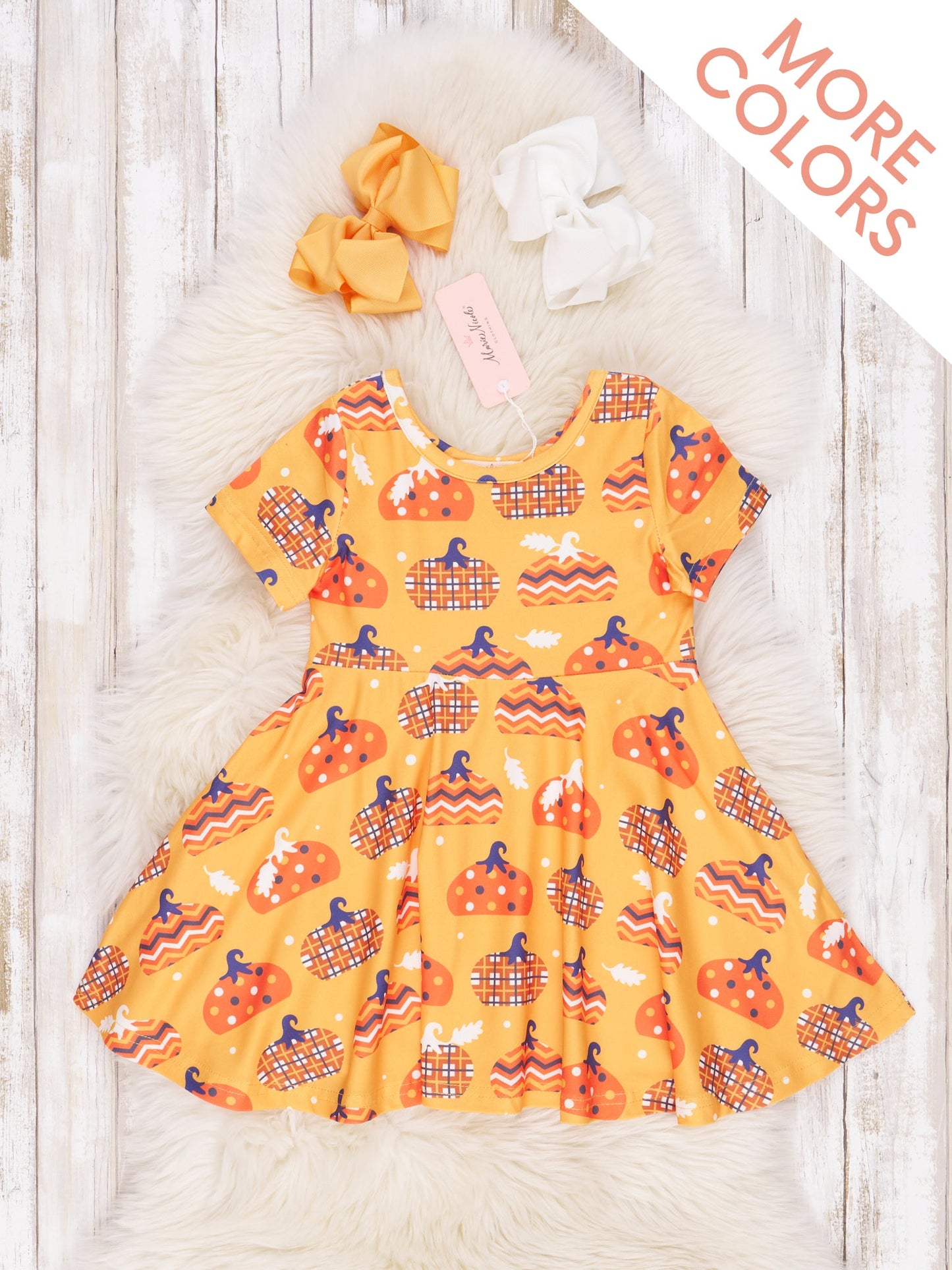 Sweet Pumpkin Treats Swing Dresses