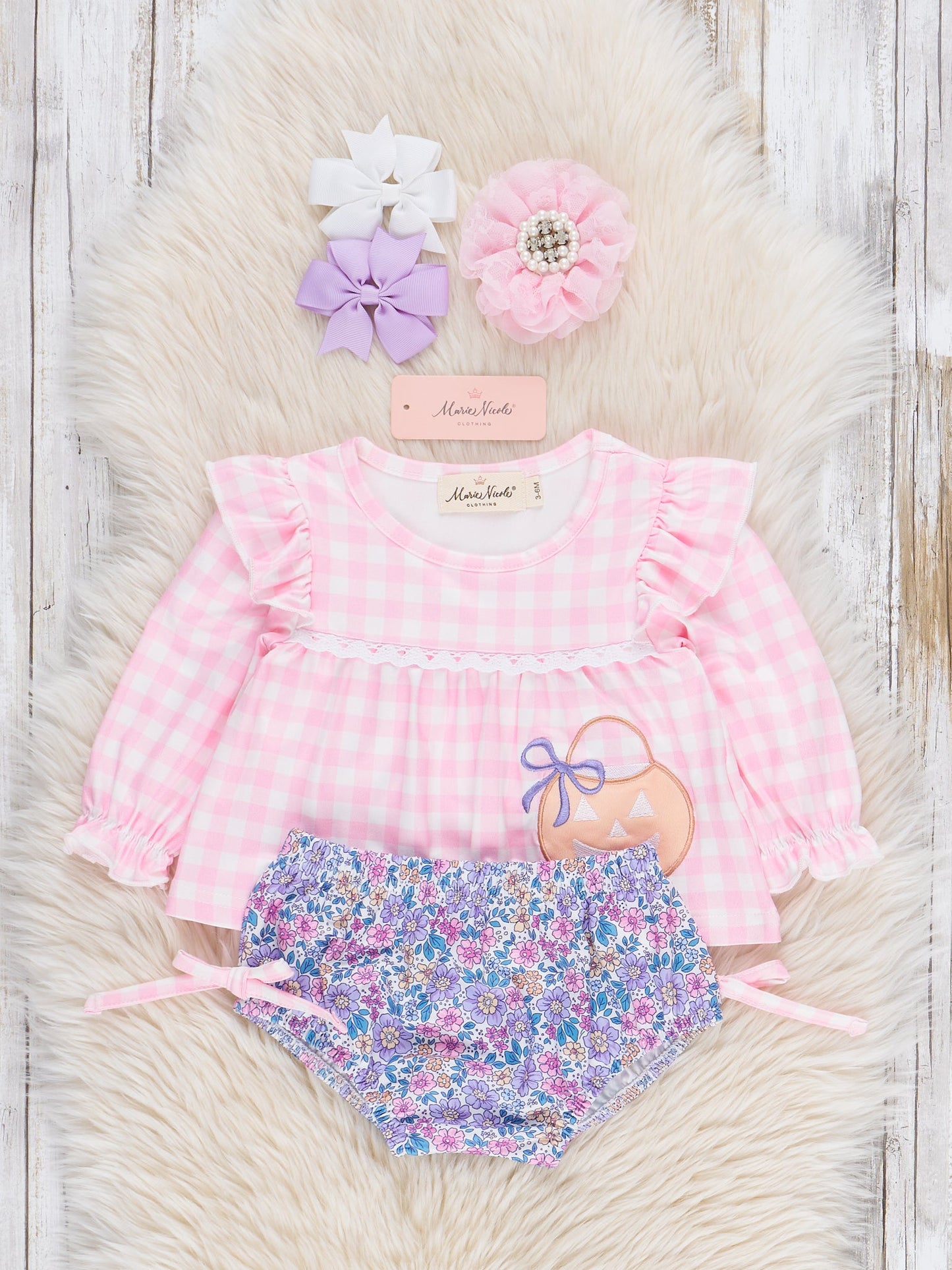 Trick or Treat & Petals on Repeat Bloomers Outfit