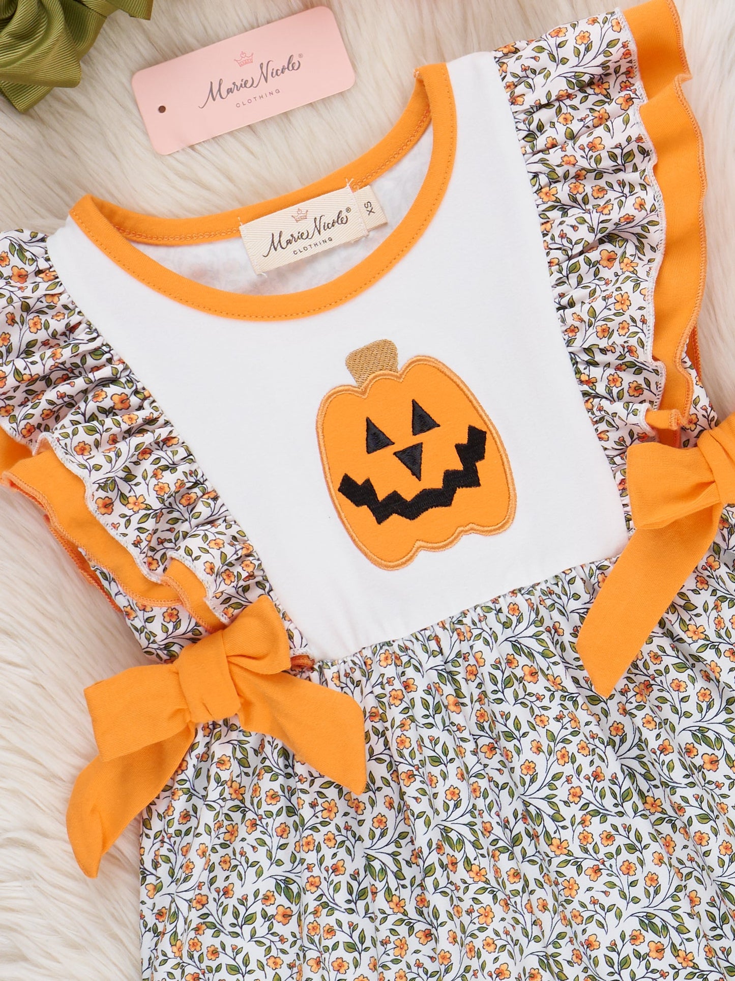 Jack-o'-Lantern Petal Patch Dress