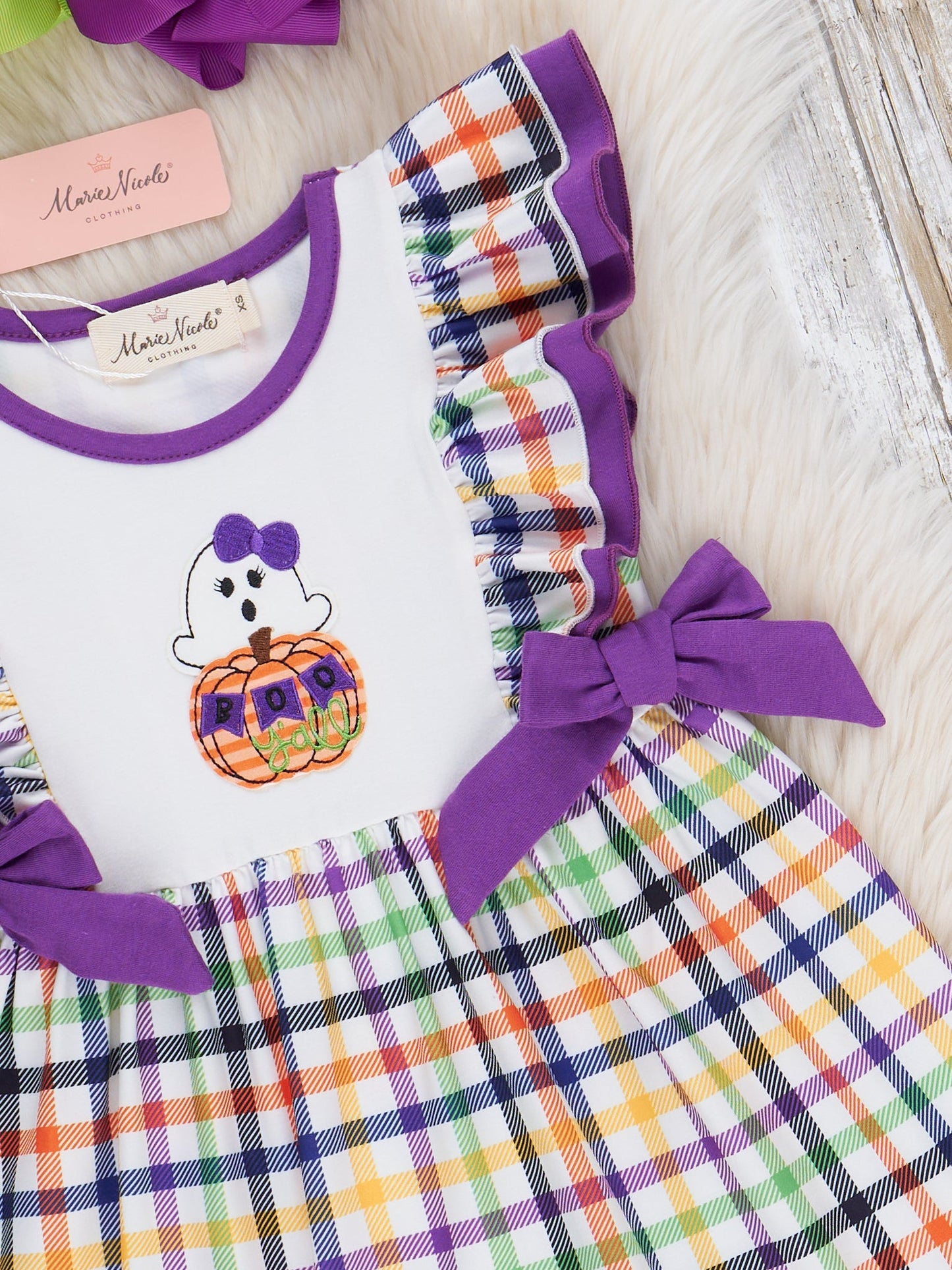 "Boo Y'all" Pumpkin Dress