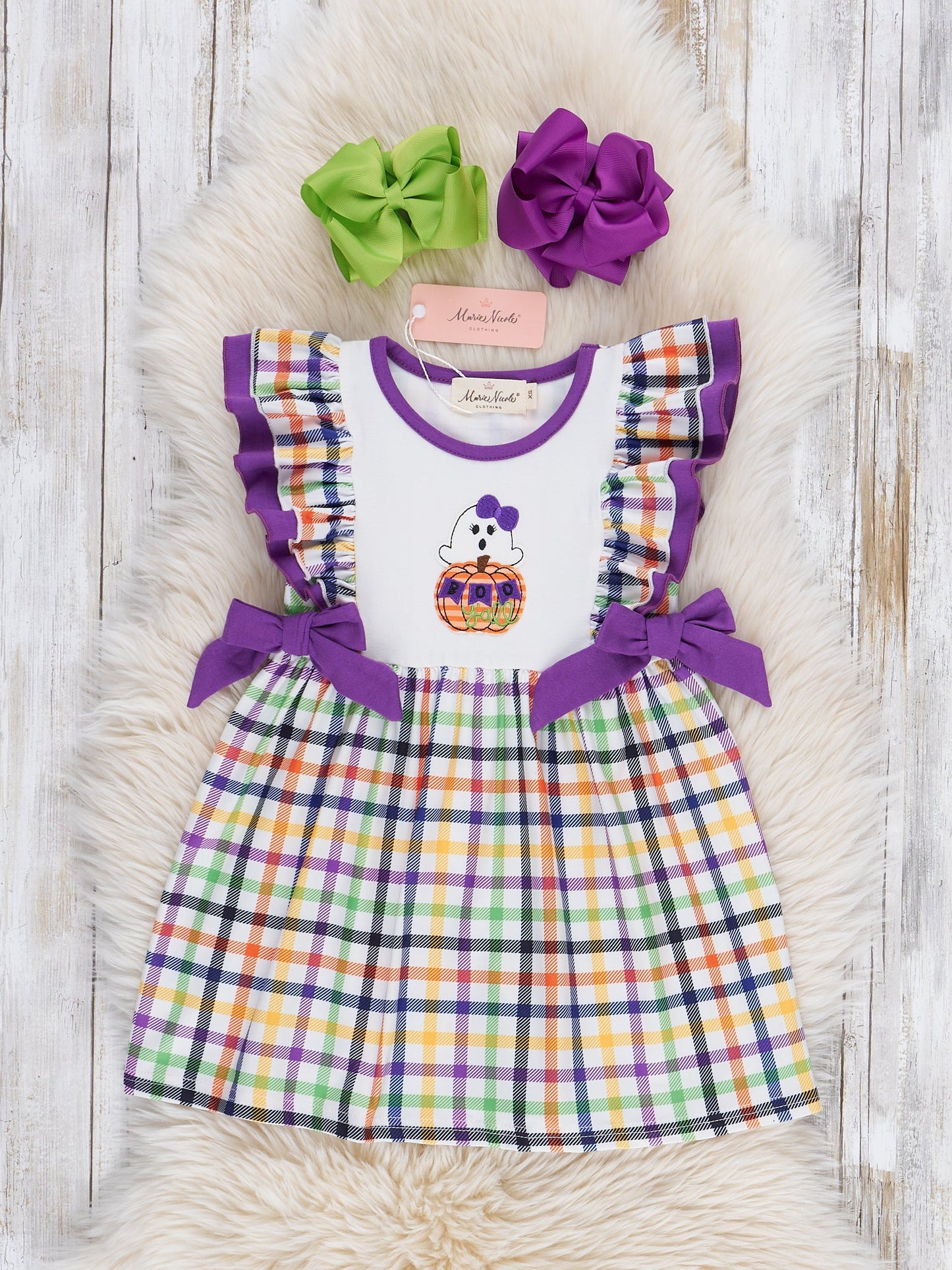 "Boo Y'all" Pumpkin Dress