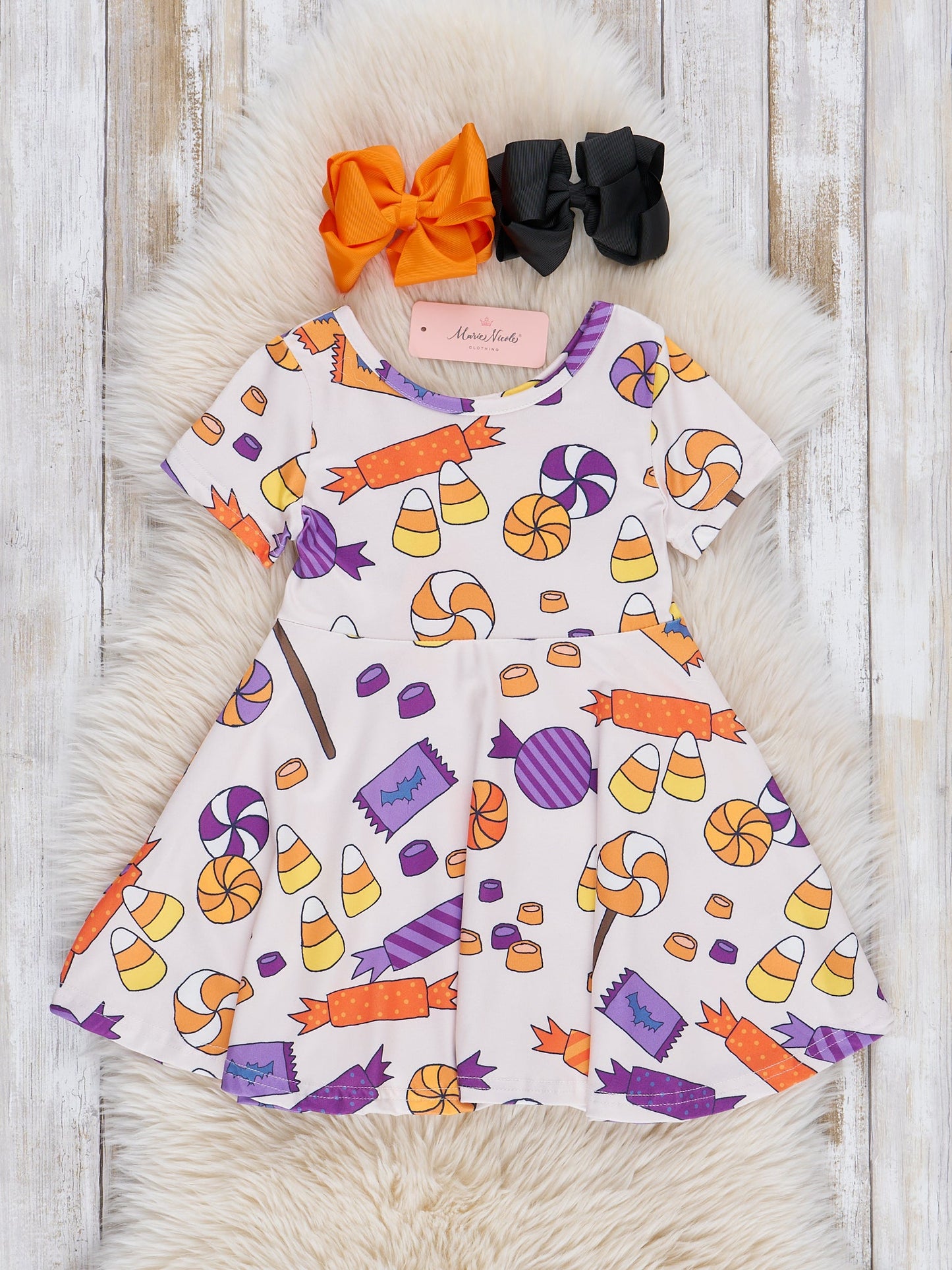 Trick or Treat Swing Dress - Candy
