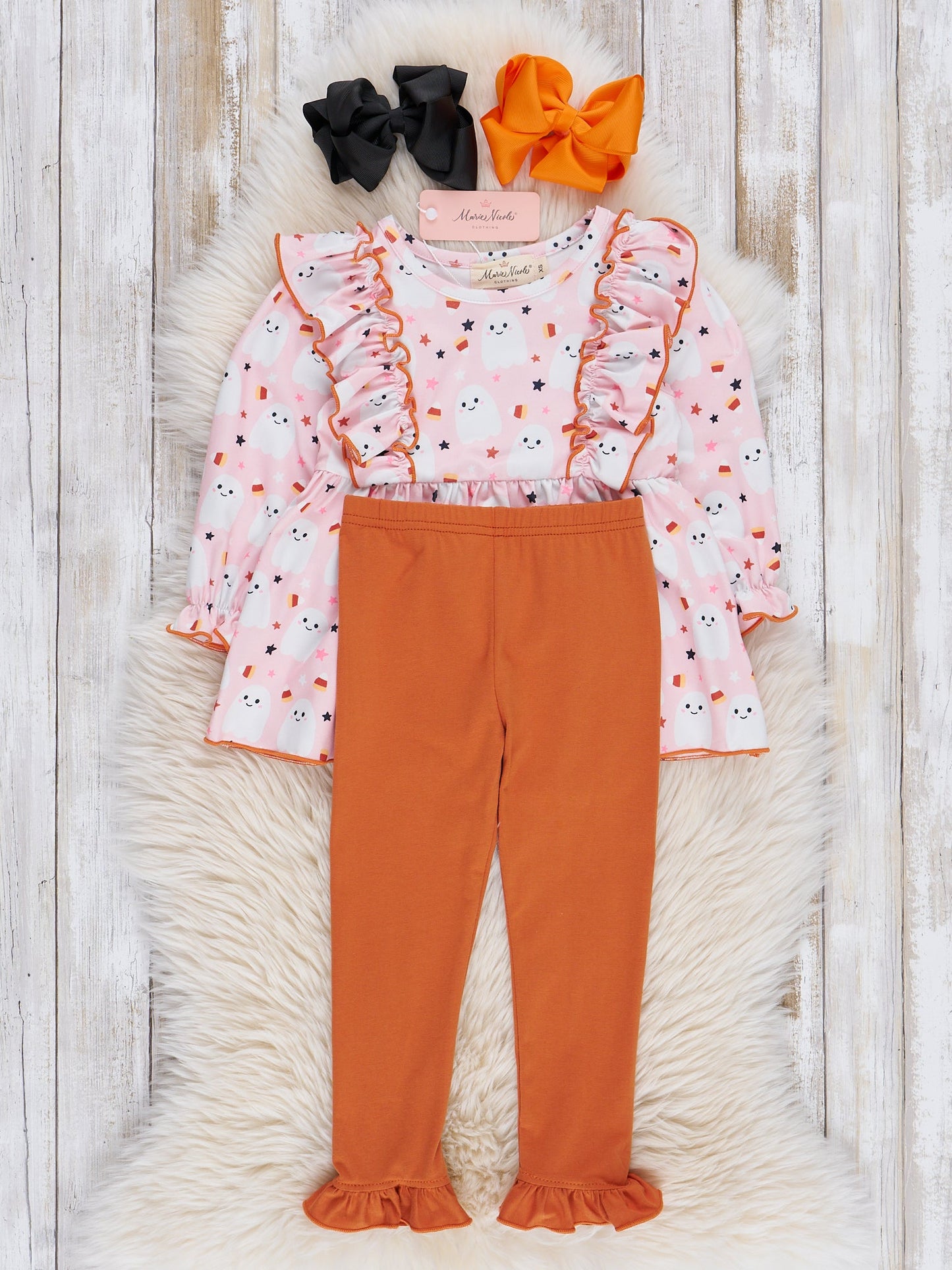 Happy Halloween Ruffle Outfit