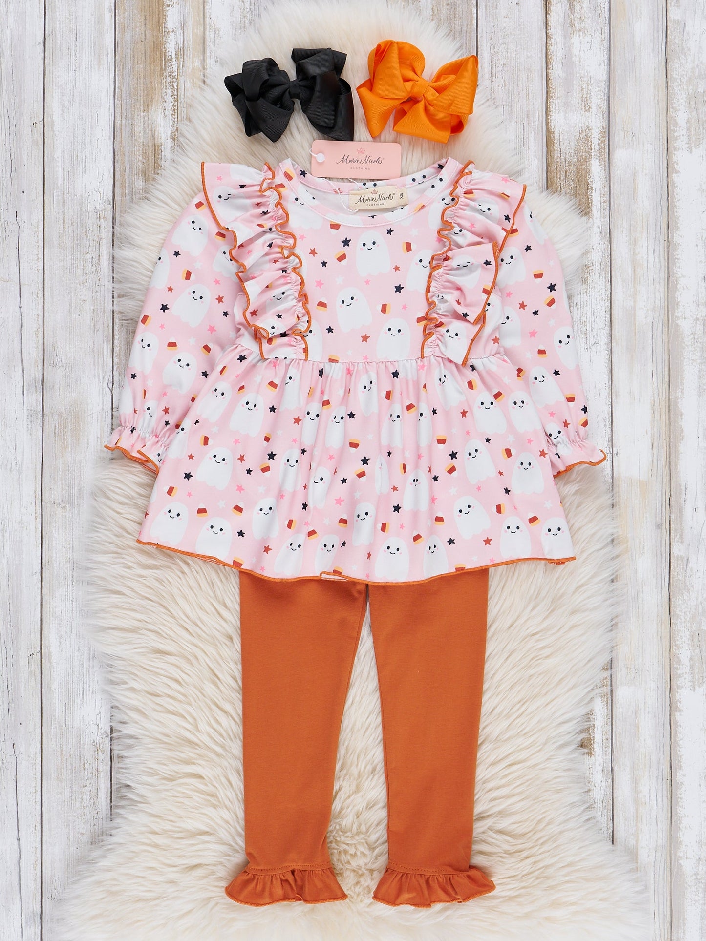 Happy Halloween Ruffle Outfit