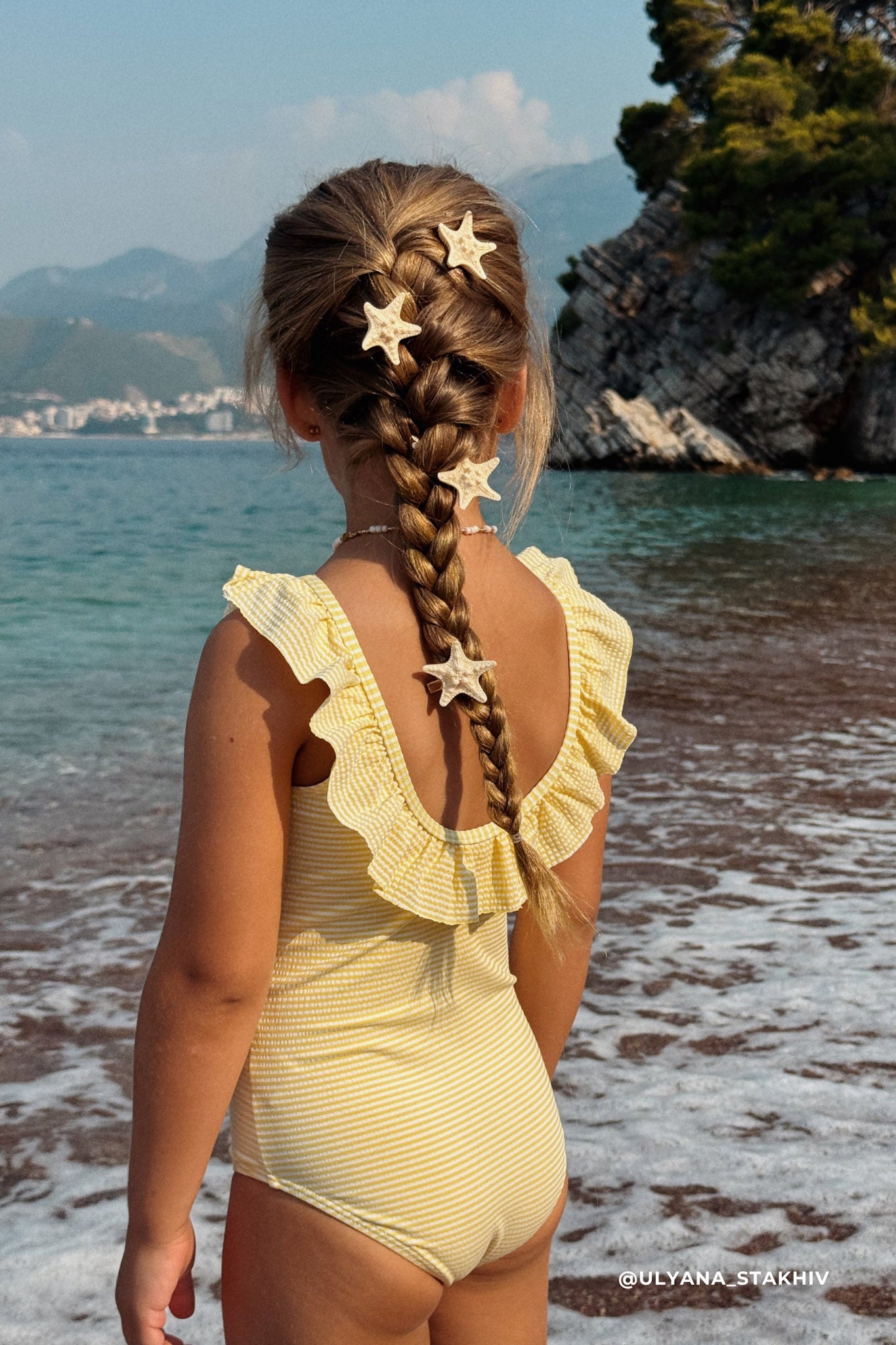 Emmeline Swimsuit - Camomile Stripe