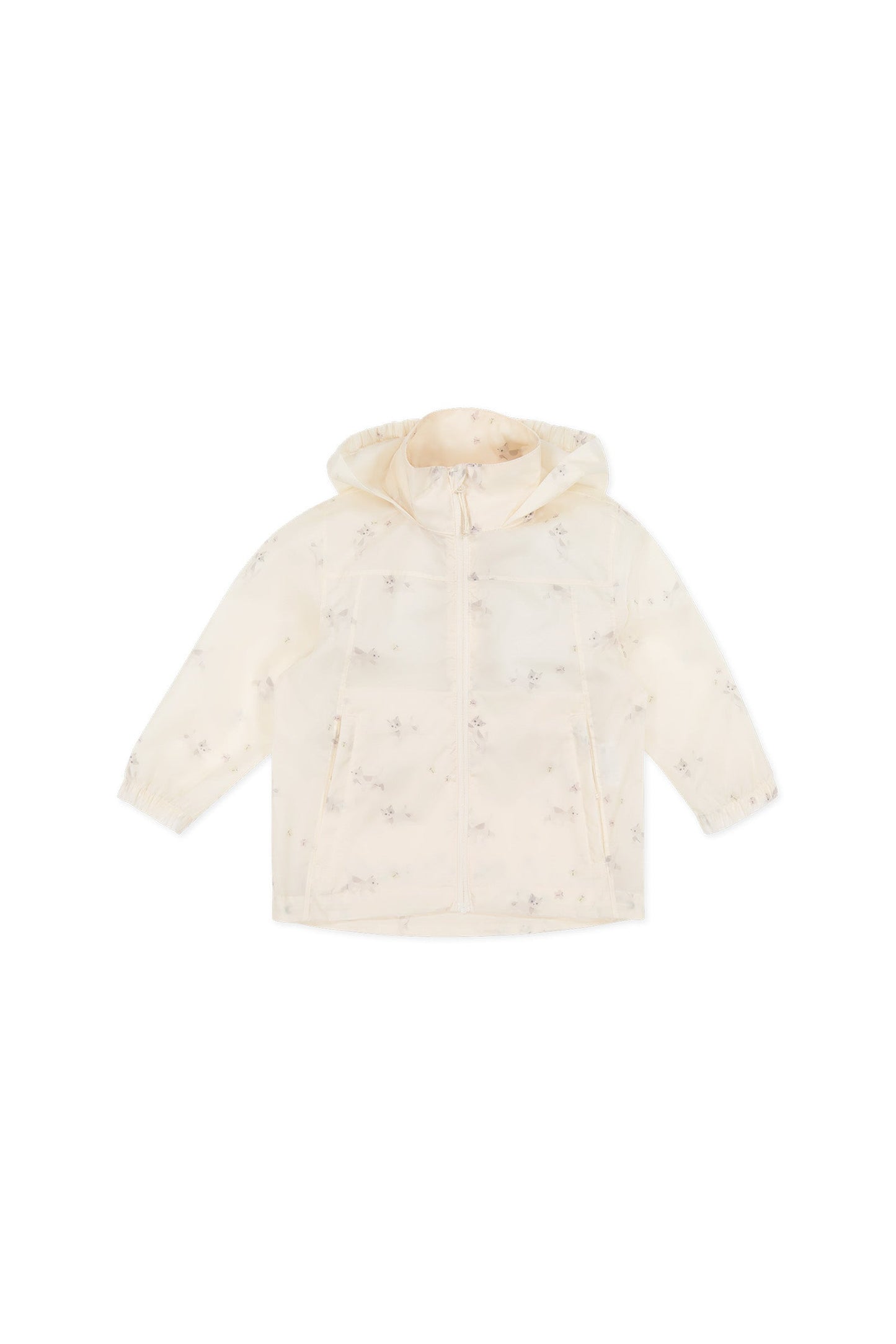 Avery Jacket - Playful Kitten Whisper White