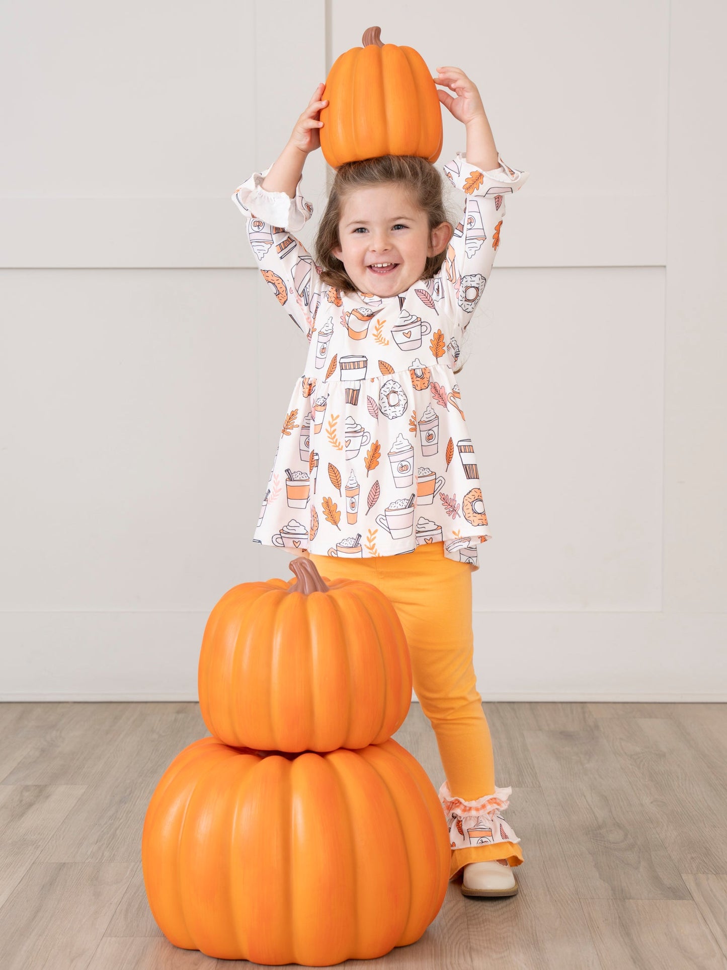 Sweet Maple & Cider Ruffle Outfit