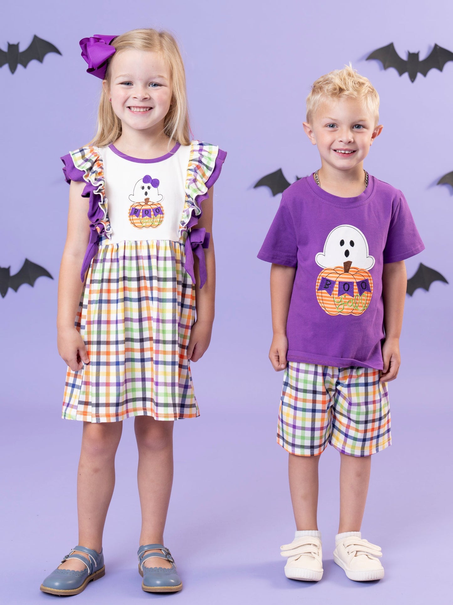 "Boo Y'all" Pumpkin Dress