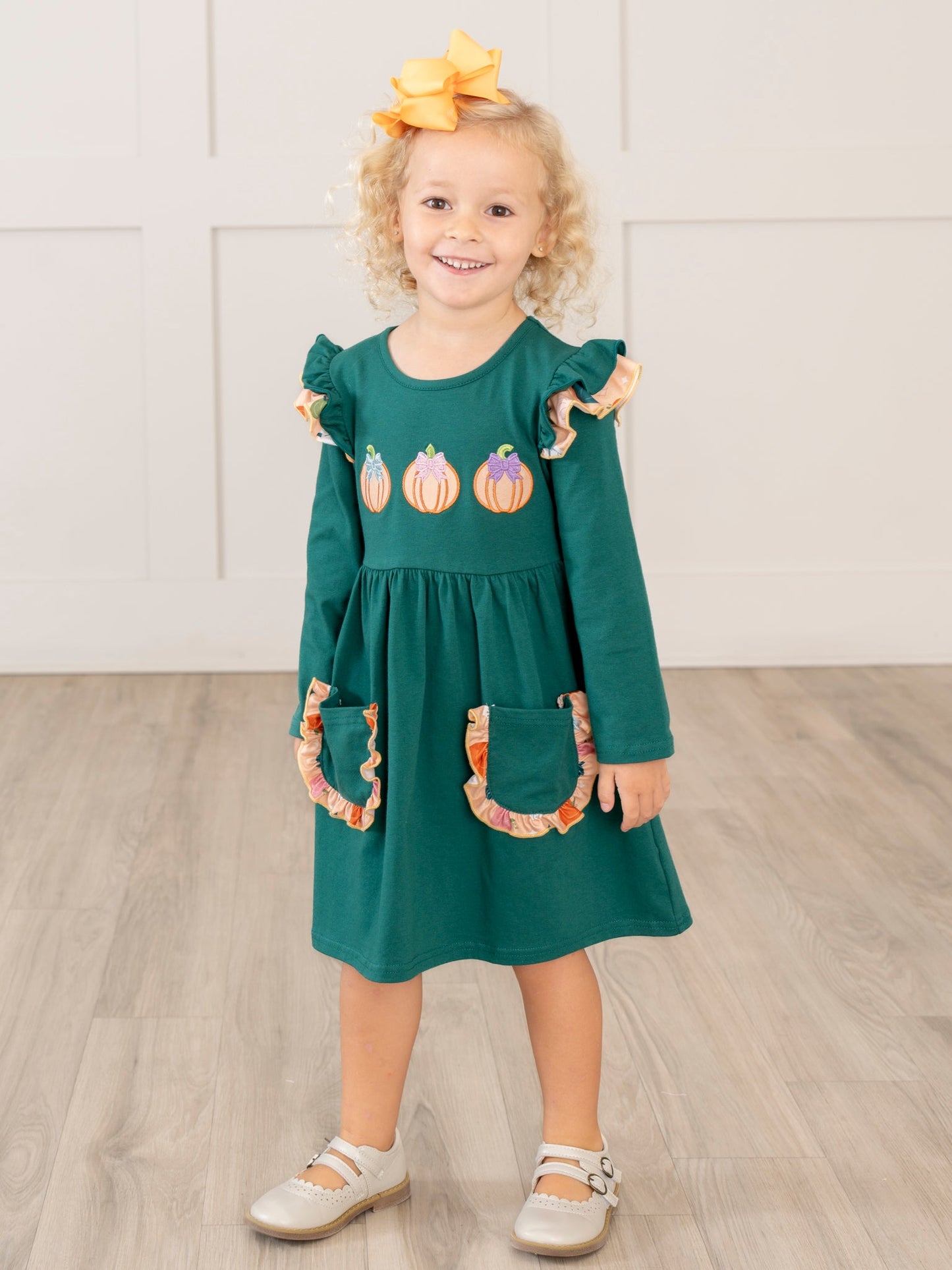 Pick of the Patch Ruffle Dress