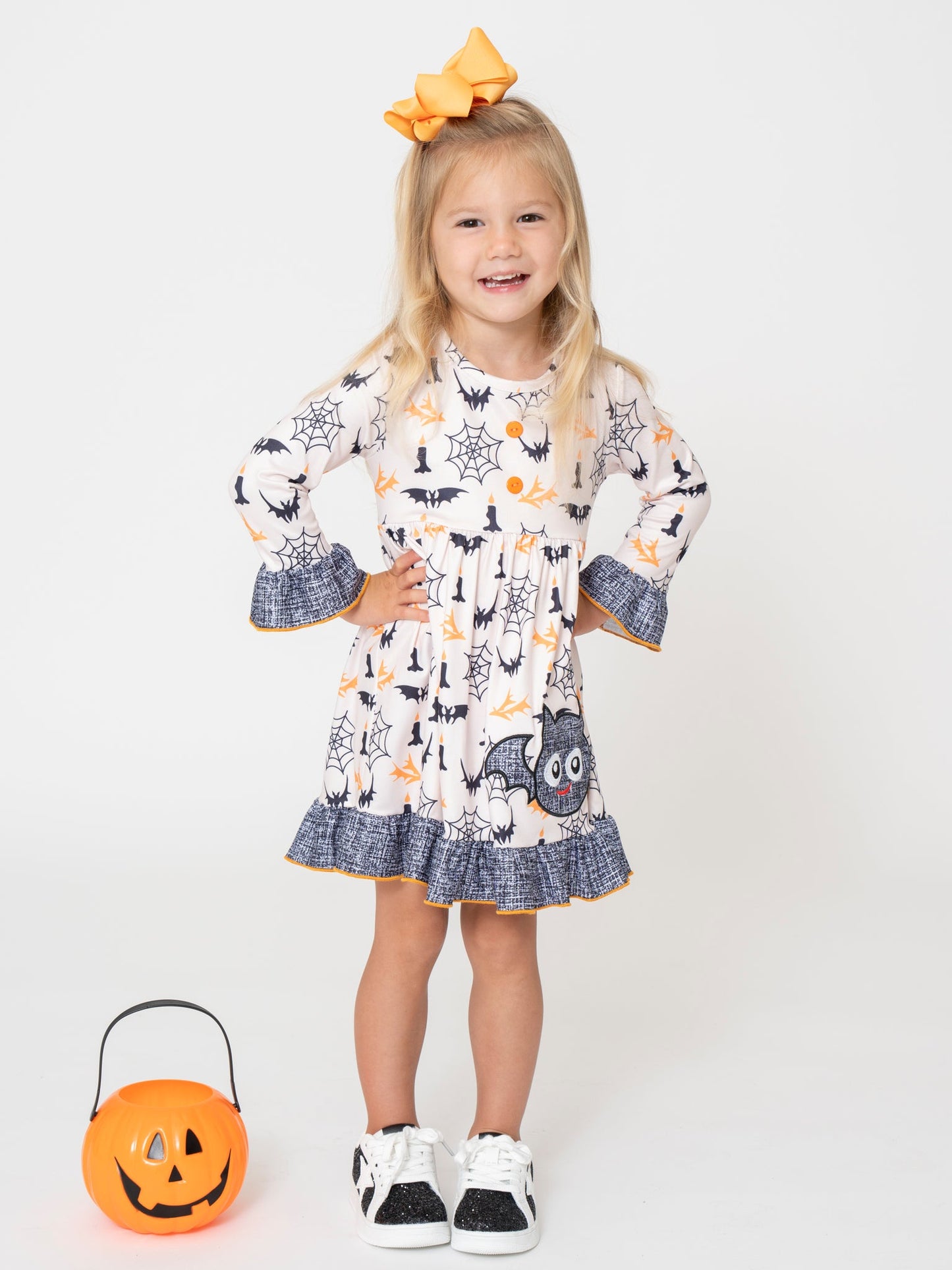 Fright Night Ruffle Dress
