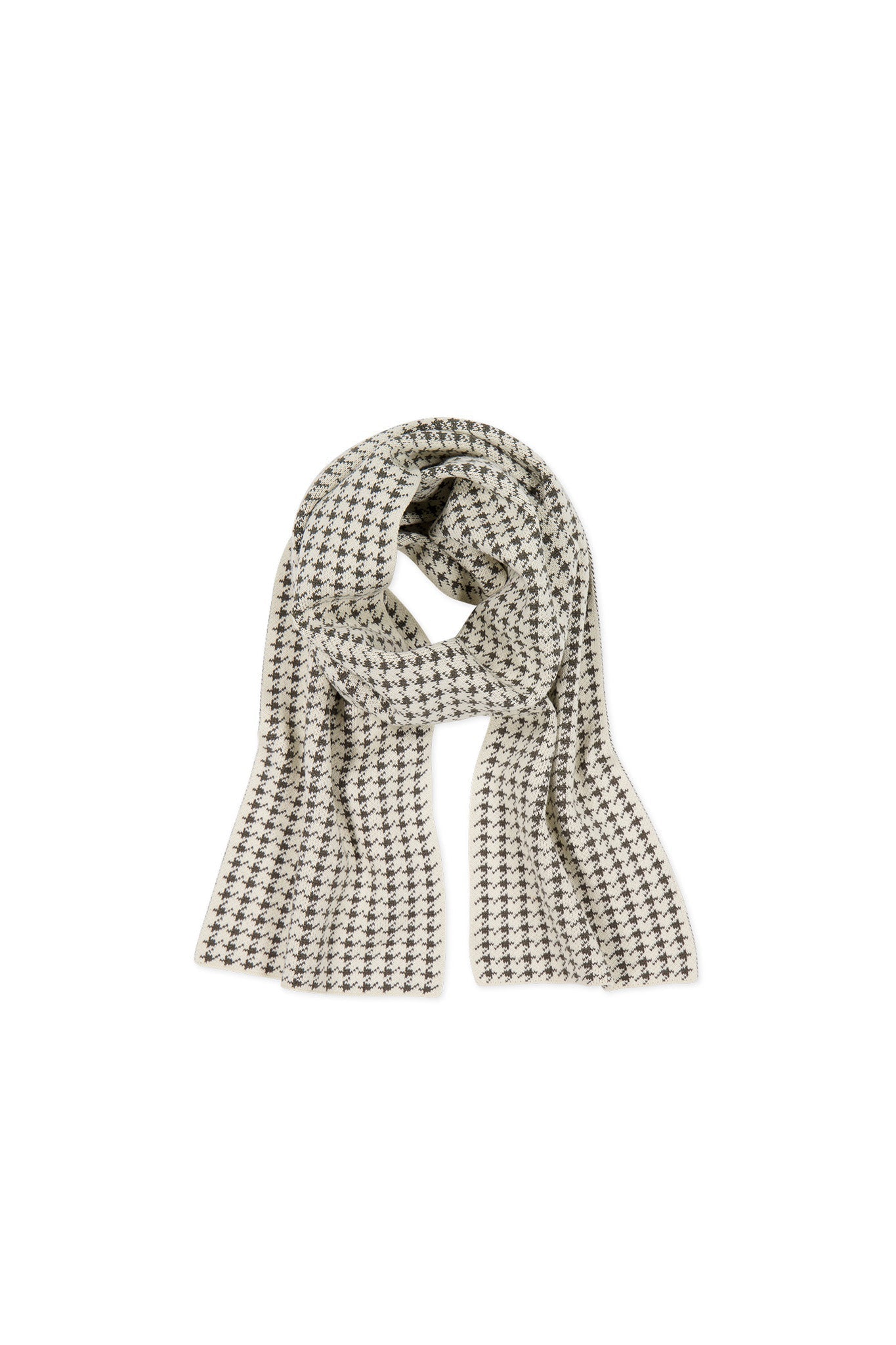 Houndstooth Scarf - Houndstooth Grapeleaf