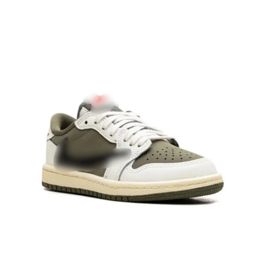 J Kids x Travis 1 Retro Low OG SP "Medium Olive" sneakers