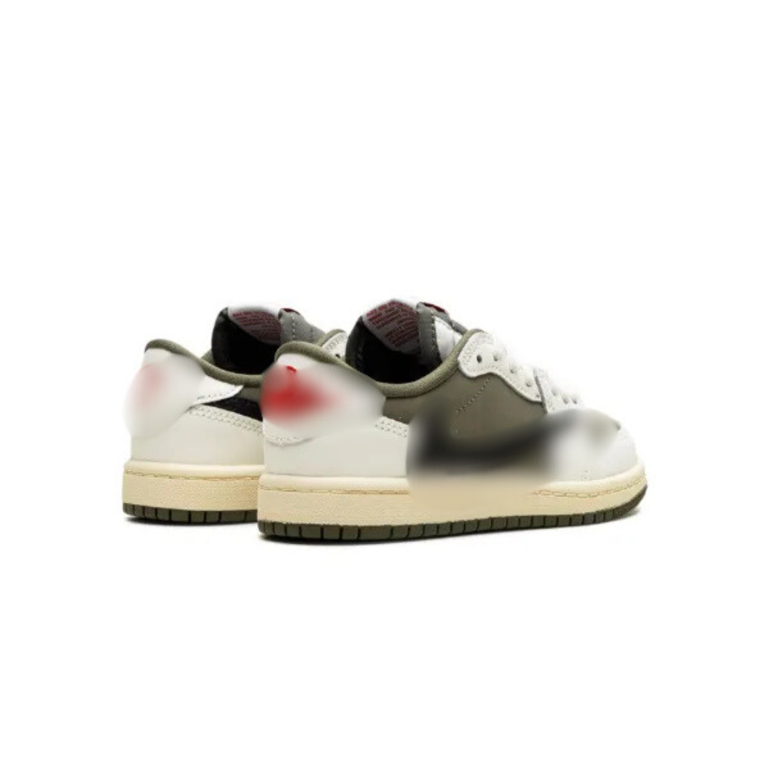 J Kids x Travis 1 Retro Low OG SP "Medium Olive" sneakers