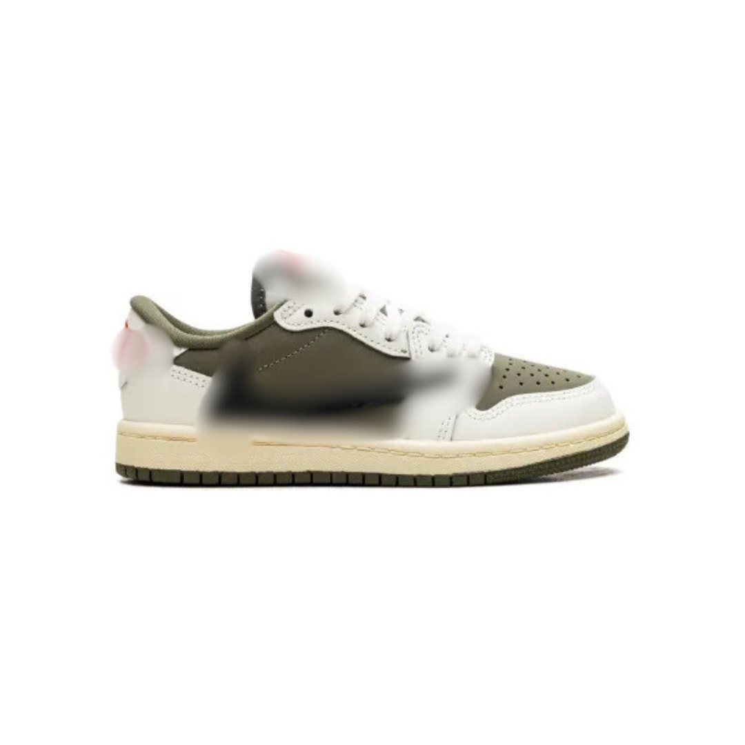 J Kids x Travis 1 Retro Low OG SP "Medium Olive" sneakers
