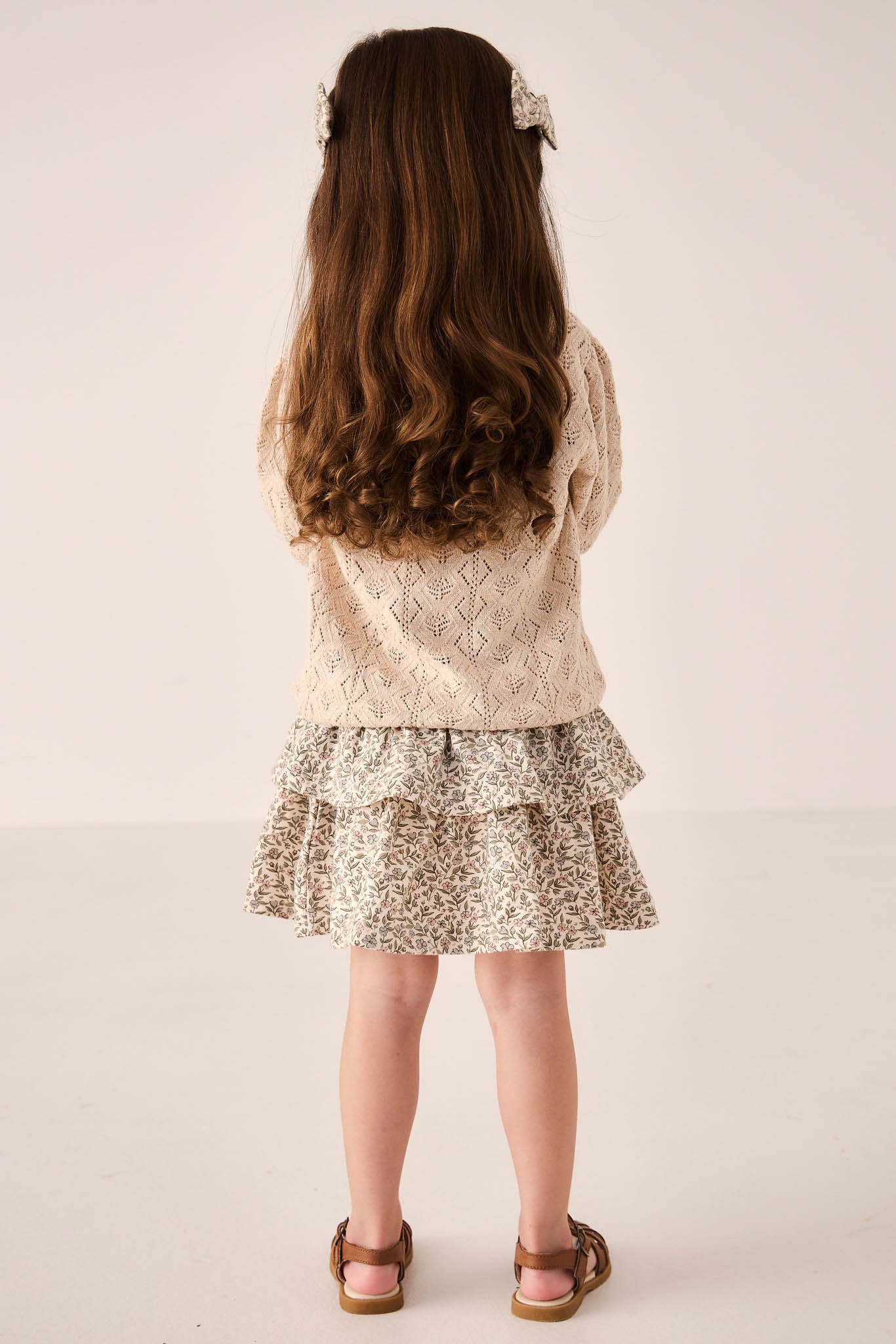 Organic Cotton Ruby Skirt - Ariella Eggnog