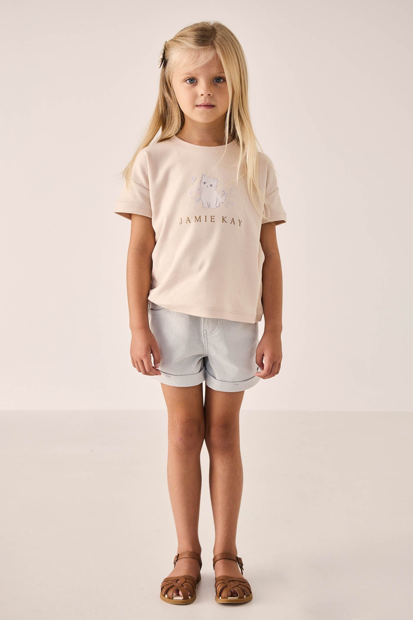 Pima Cotton Mimi Top - Kitty Shell