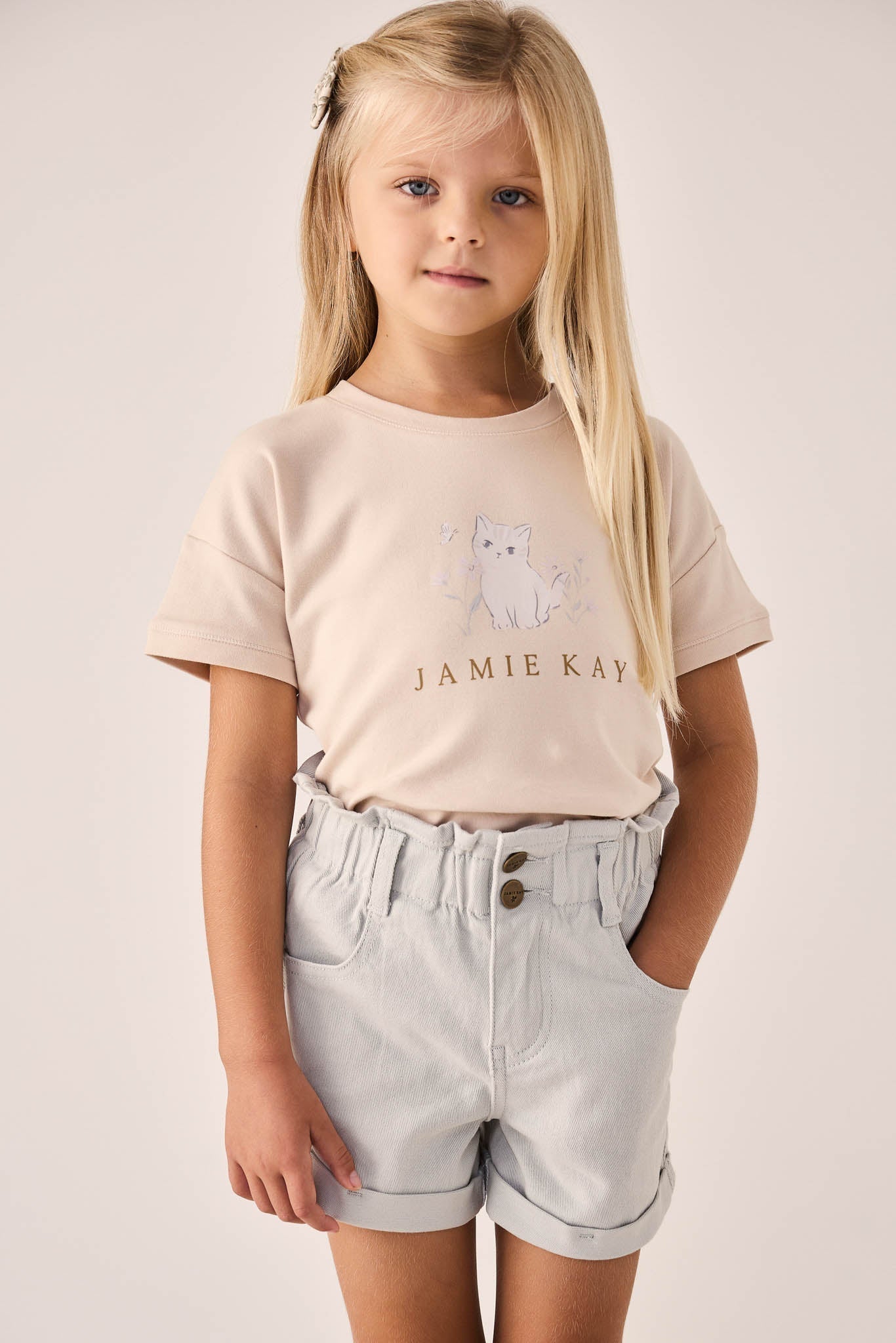 Pima Cotton Mimi Top - Kitty Shell