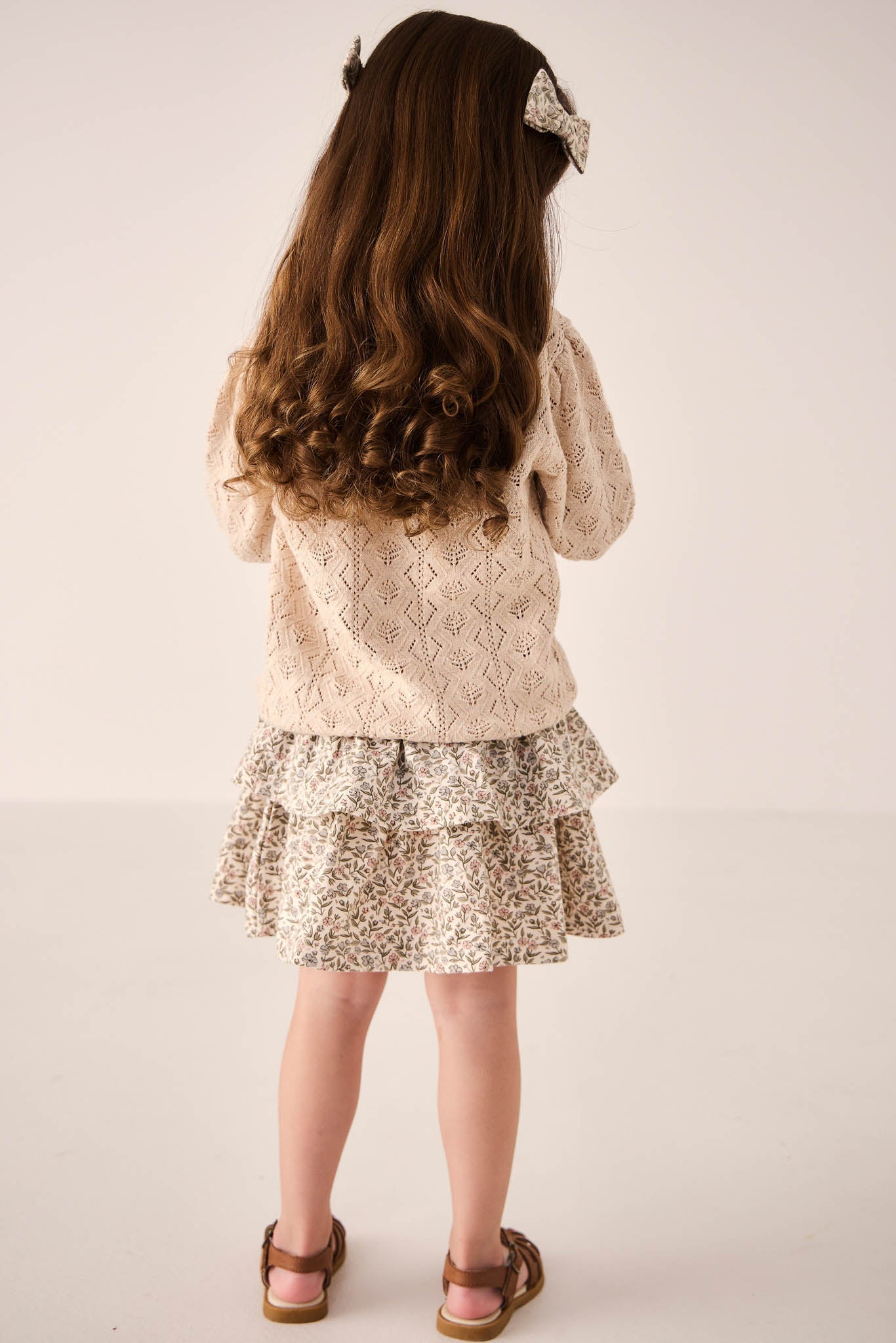 Organic Cotton Ruby Skirt - Ariella Eggnog
