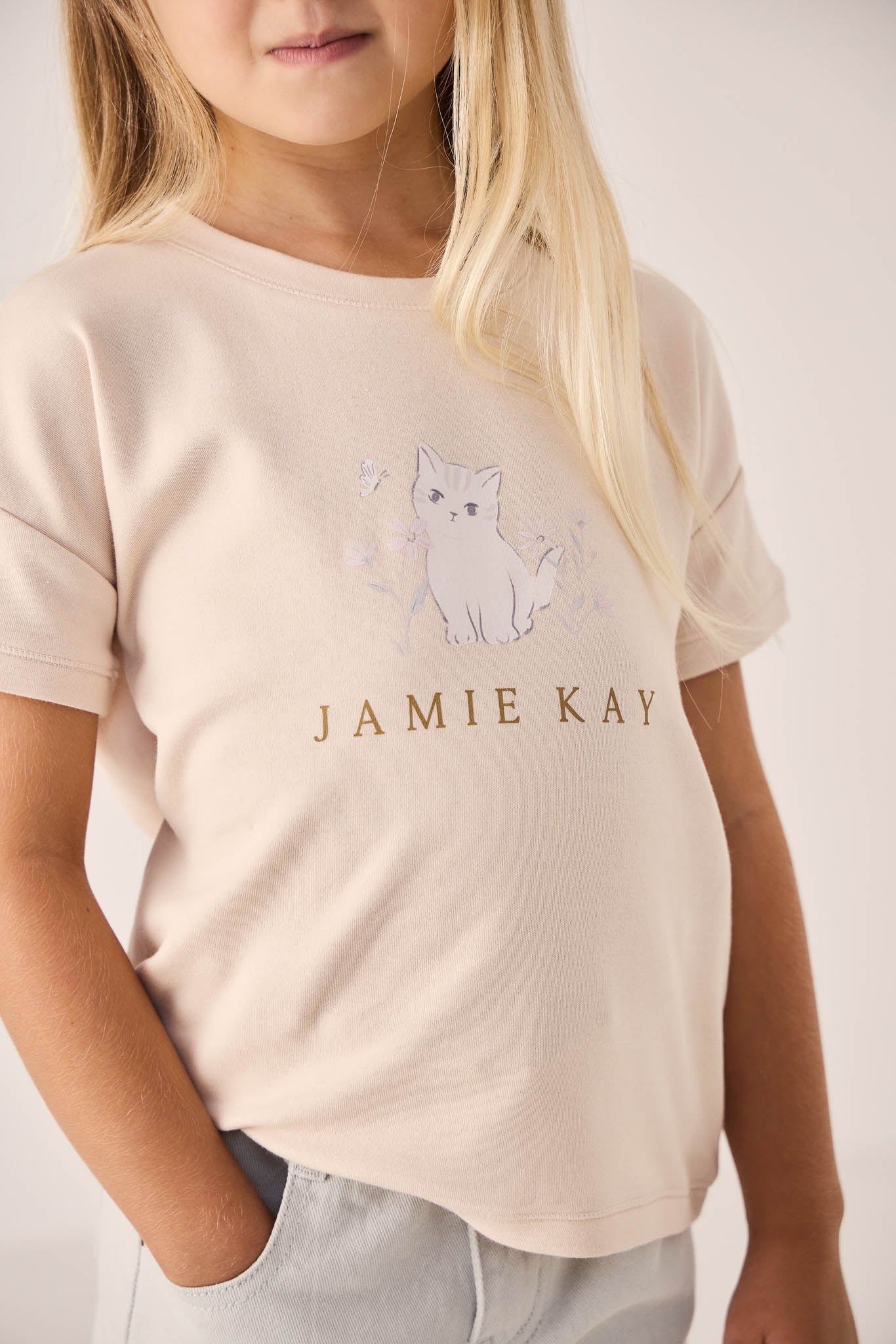 Pima Cotton Mimi Top - Kitty Shell