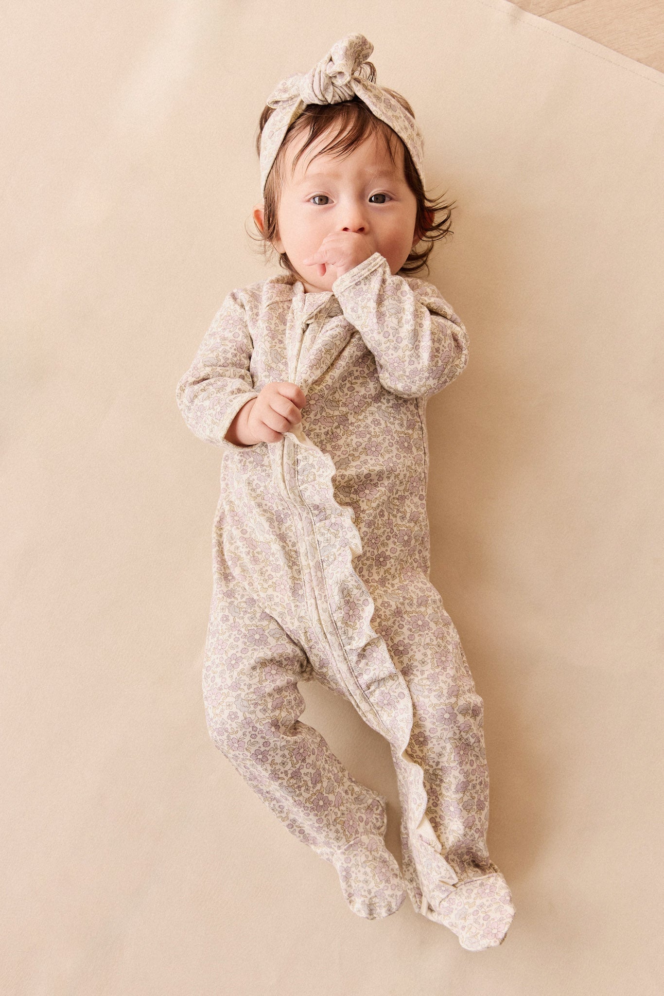 Organic Cotton Melanie Onepiece - Amelia Pastel