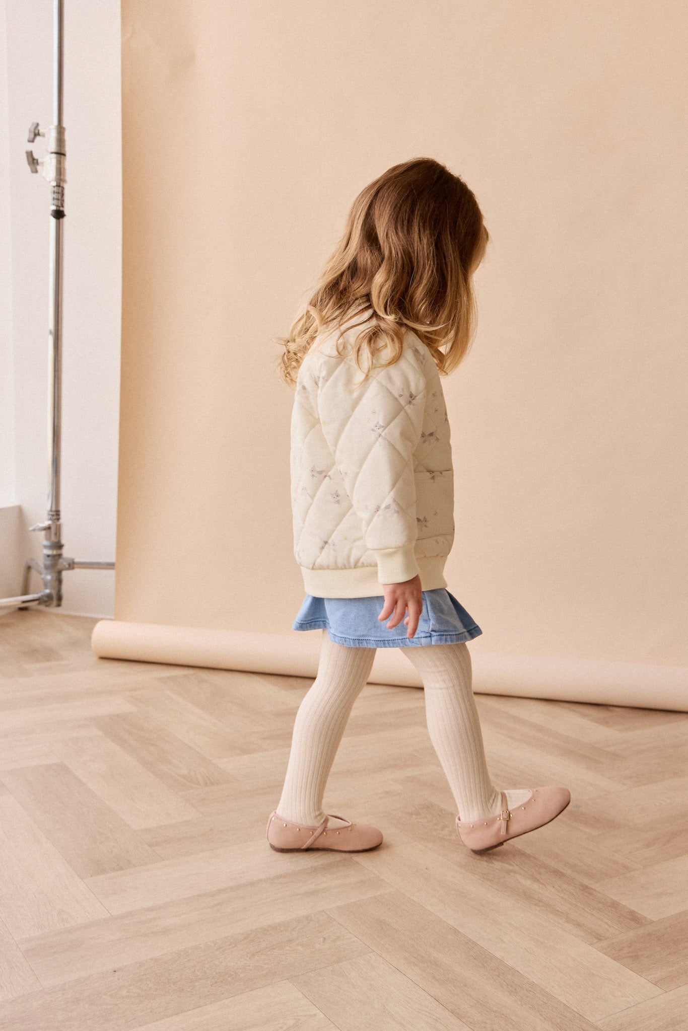 Cammy Jacket - Playful Kitten Whisper White