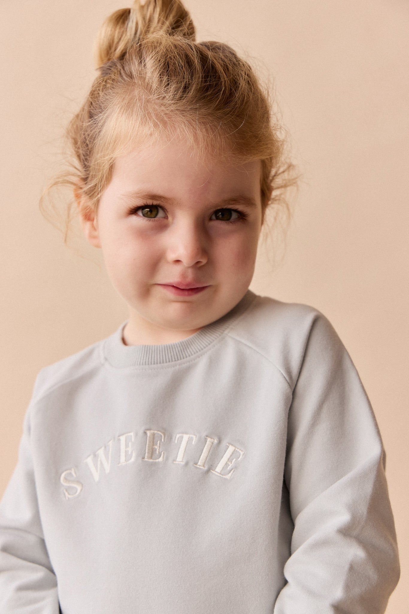 Organic Cotton Mimi Sweatshirt - Dawn Blue Sweetie