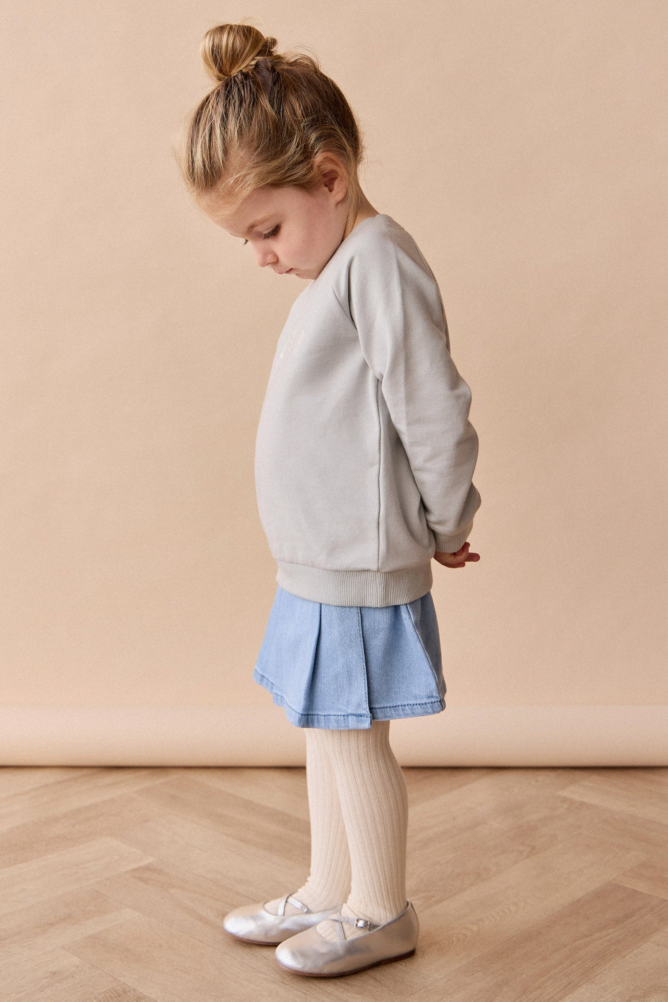 Organic Cotton Mimi Sweatshirt - Dawn Blue Sweetie