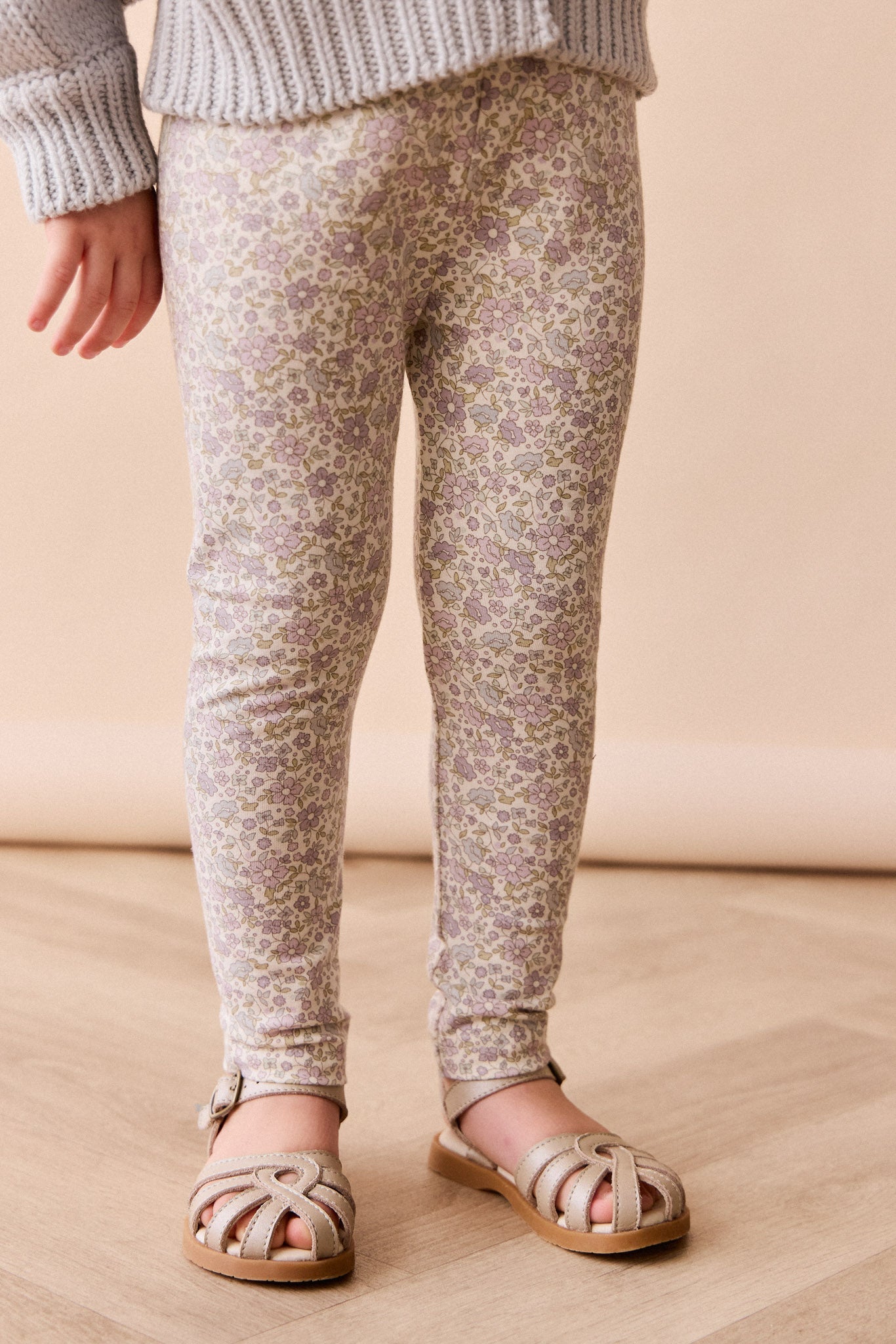 Organic Cotton Everyday Legging - Amelia Pastel