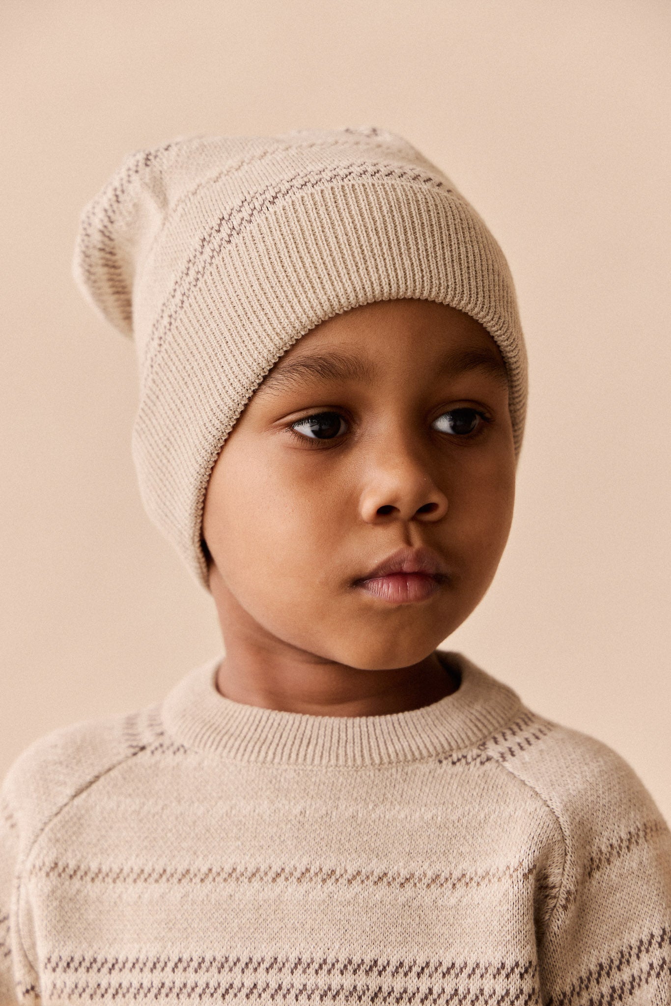 Cedric Knit Beanie - Cedric Stripe
