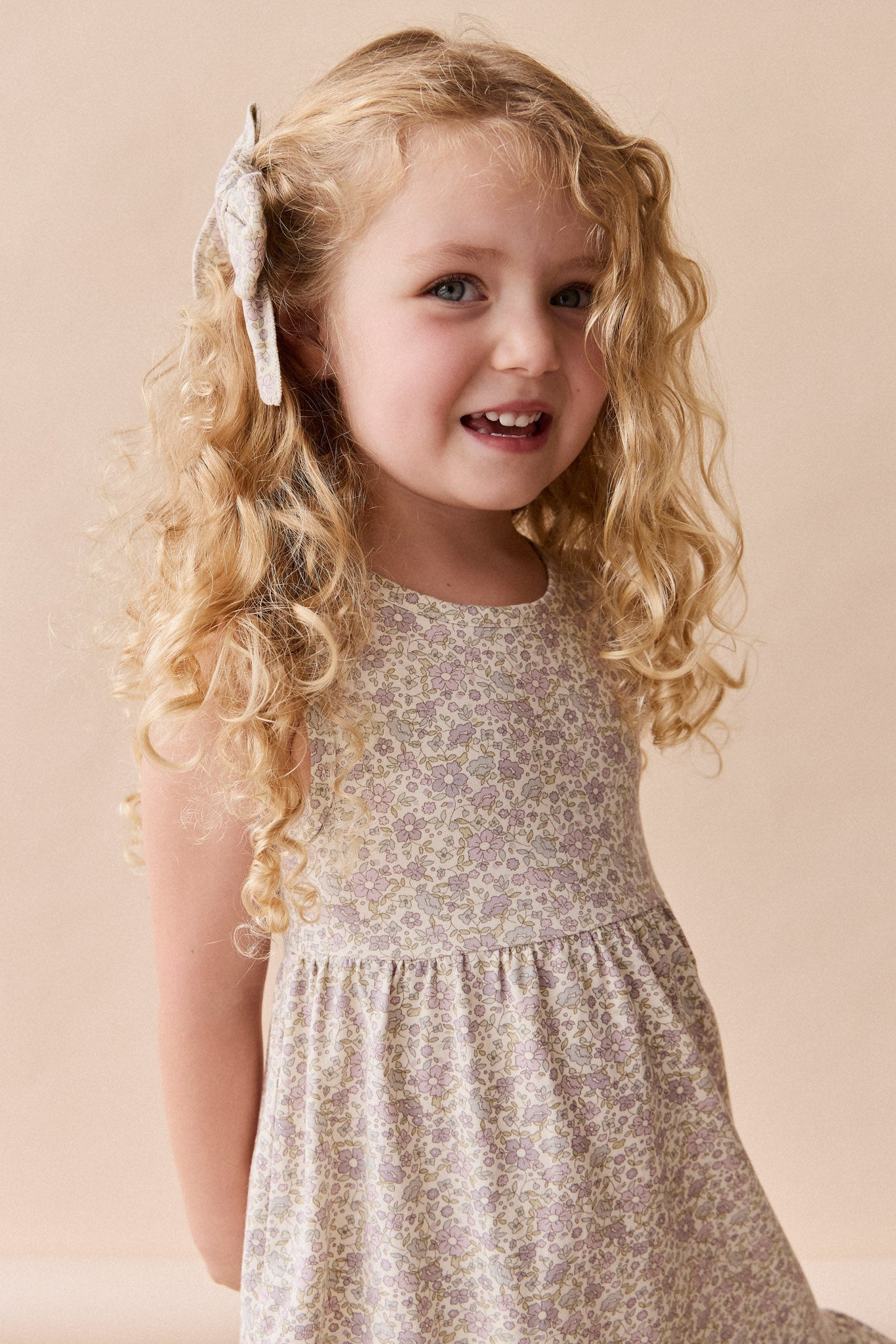 Organic Cotton Savannah Dress - Amelia Pastel