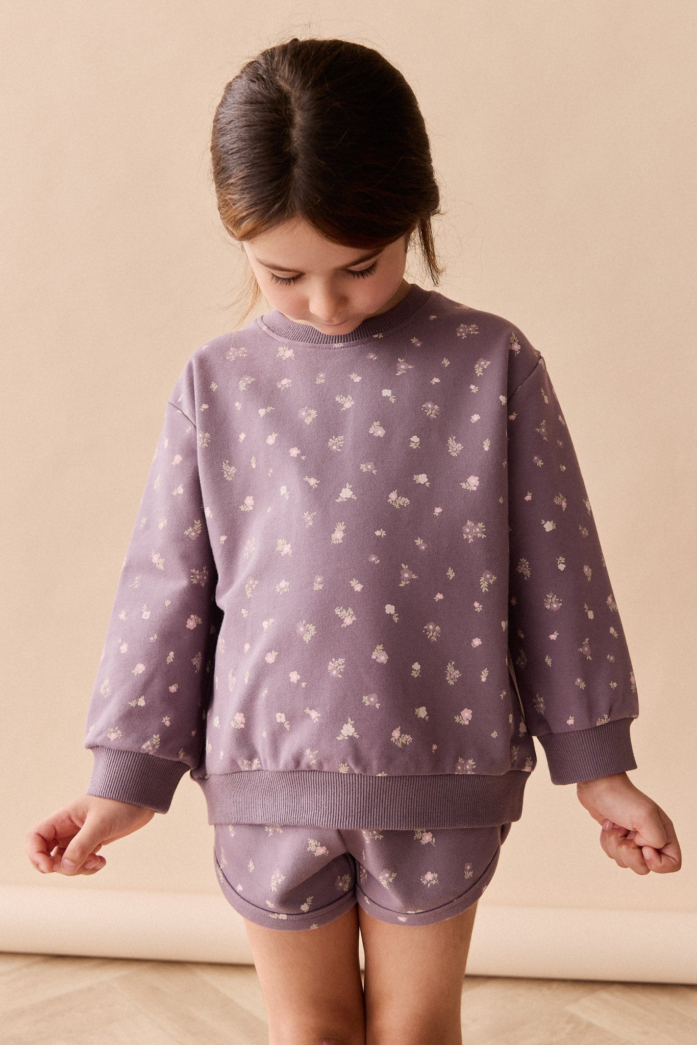 Organic Cotton Aubrey Sweatshirt - Polly Gray Ridge