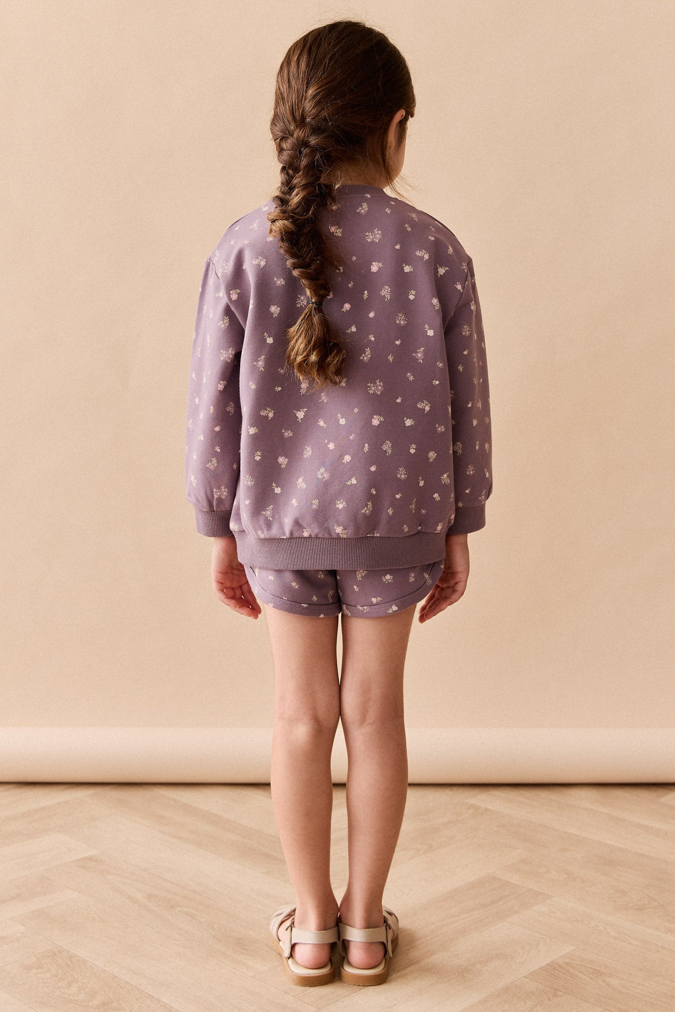 Organic Cotton Aubrey Sweatshirt - Polly Gray Ridge