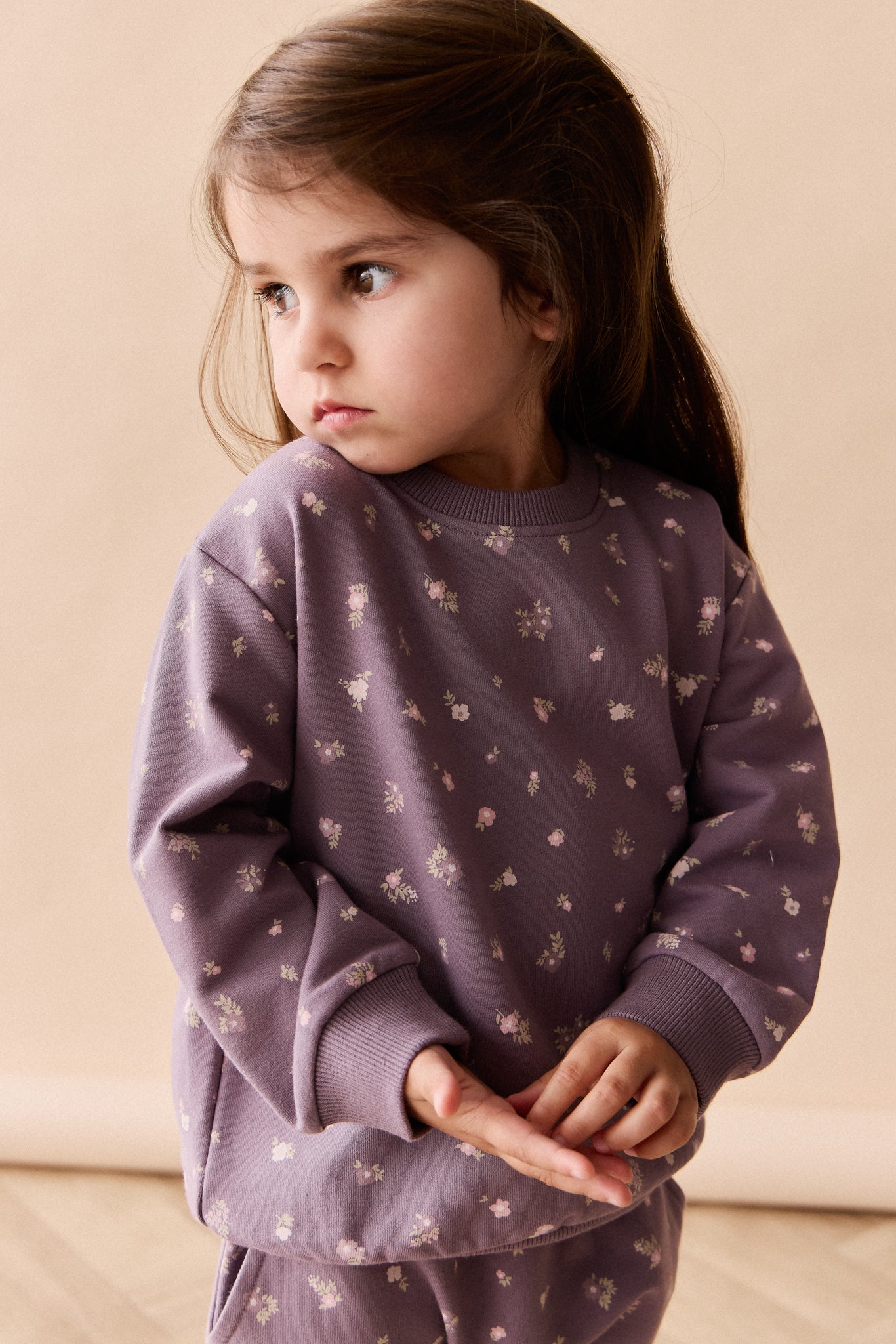 Organic Cotton Aubrey Sweatshirt - Polly Gray Ridge