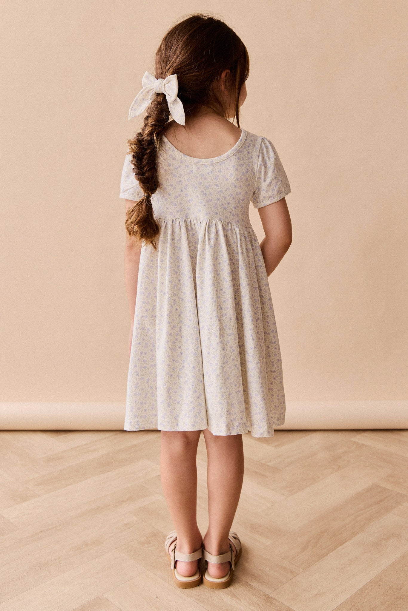 Organic Cotton Meadow Dress - Emmy Lilac