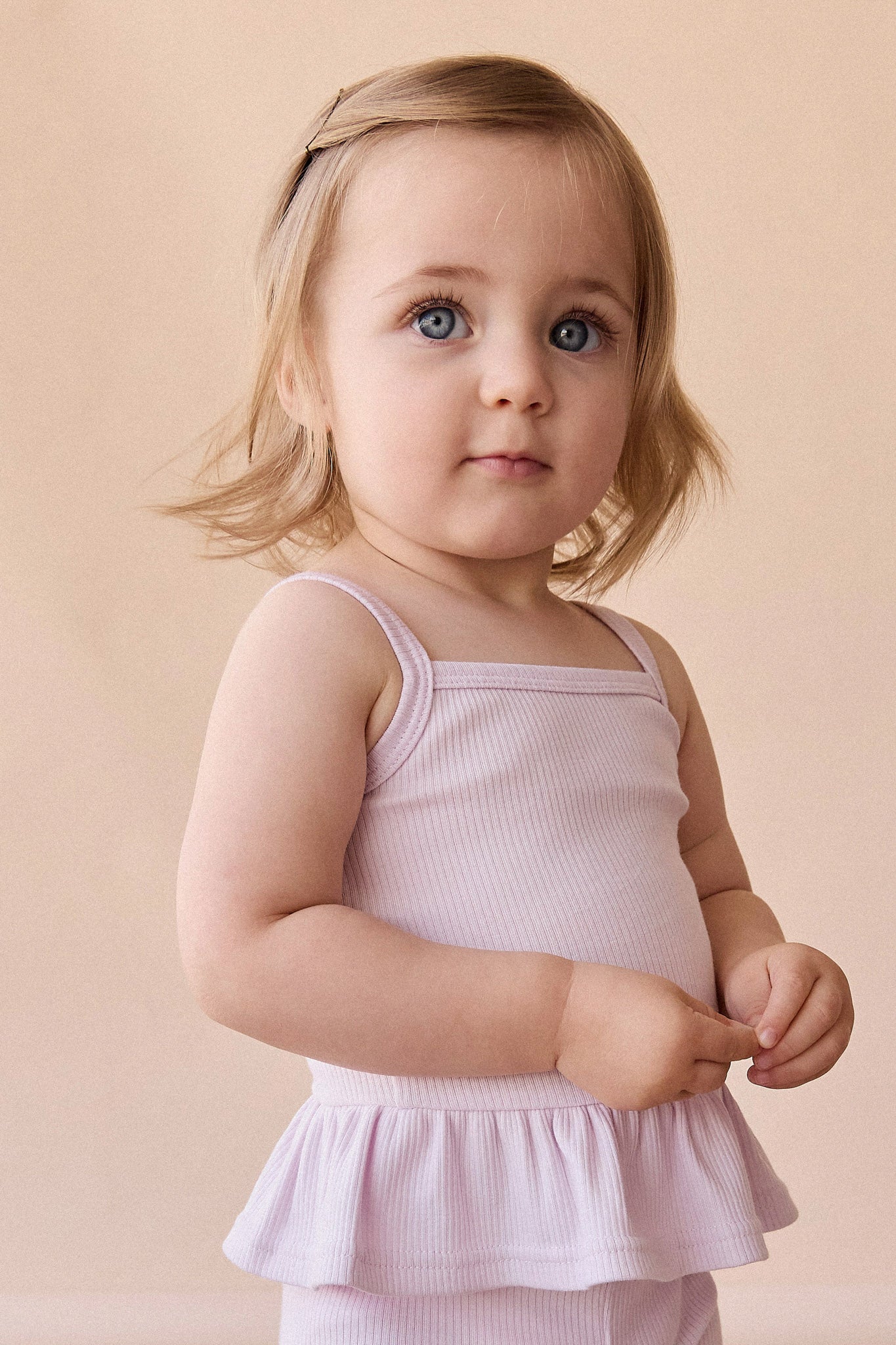 Organic Cotton Fine Rib Lillian Top - Popsicle
