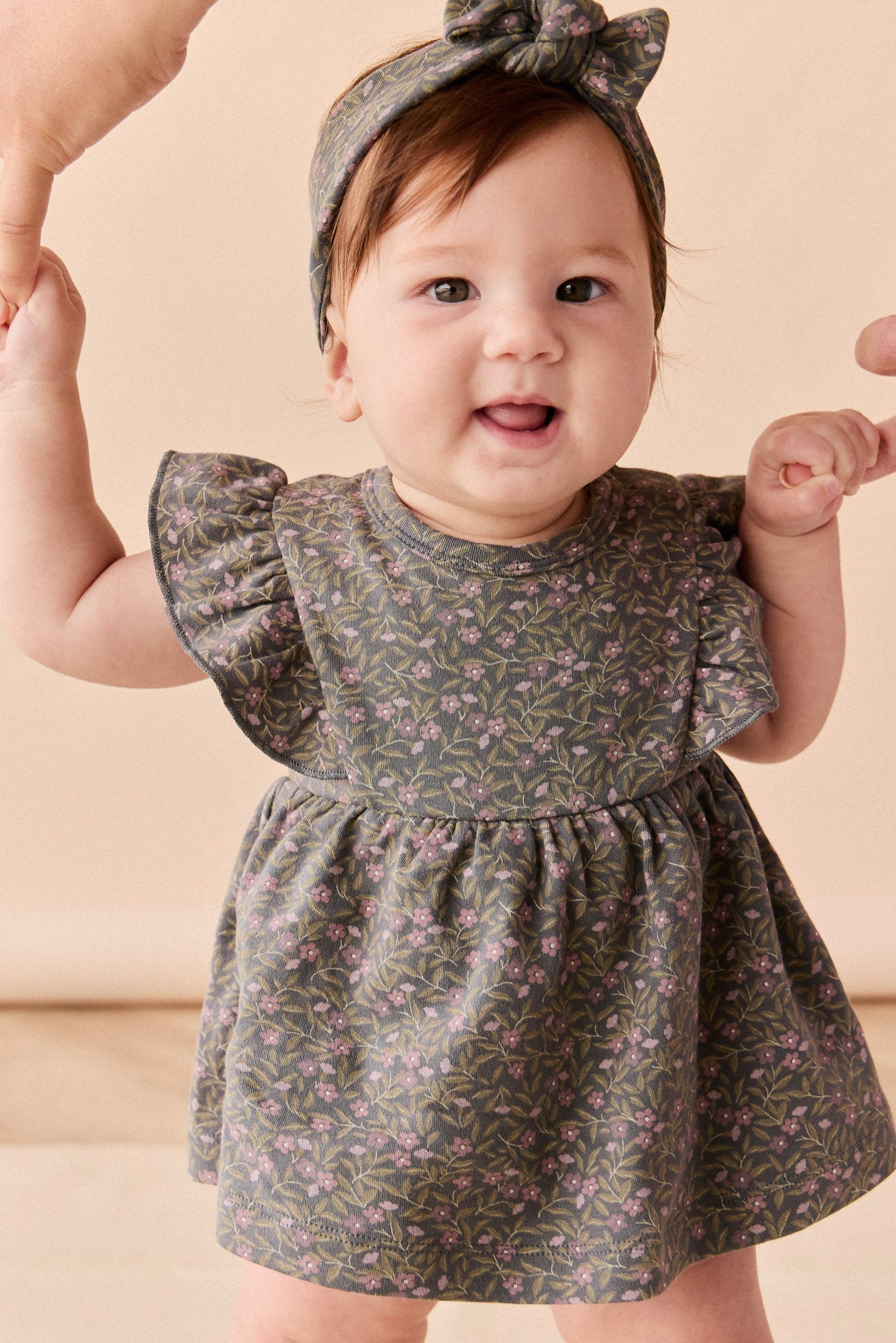 Organic Cotton Elianna Playsuit - Phoebe Lava
