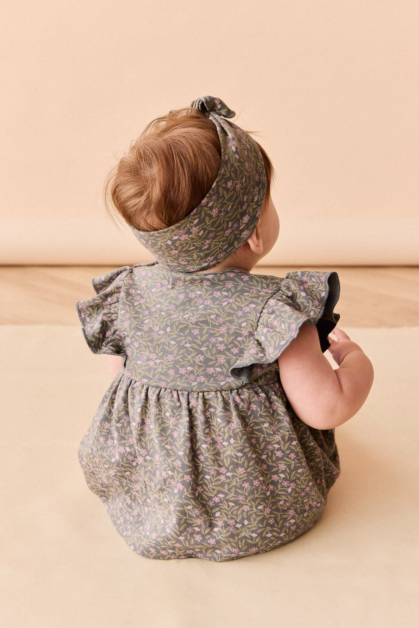 Organic Cotton Elianna Playsuit - Phoebe Lava
