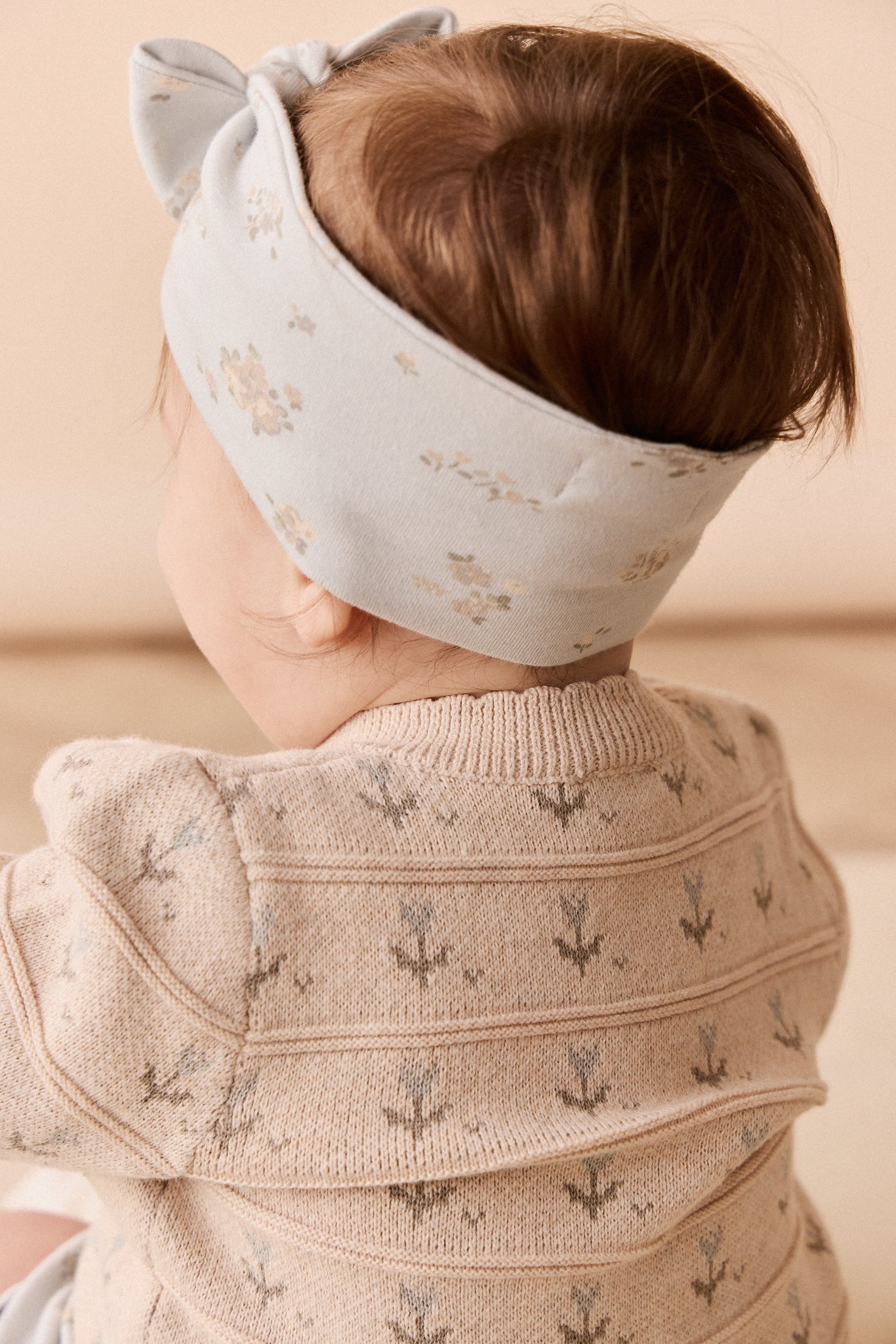 Penny Cardigan - Penny Flower Jacquard Dawn