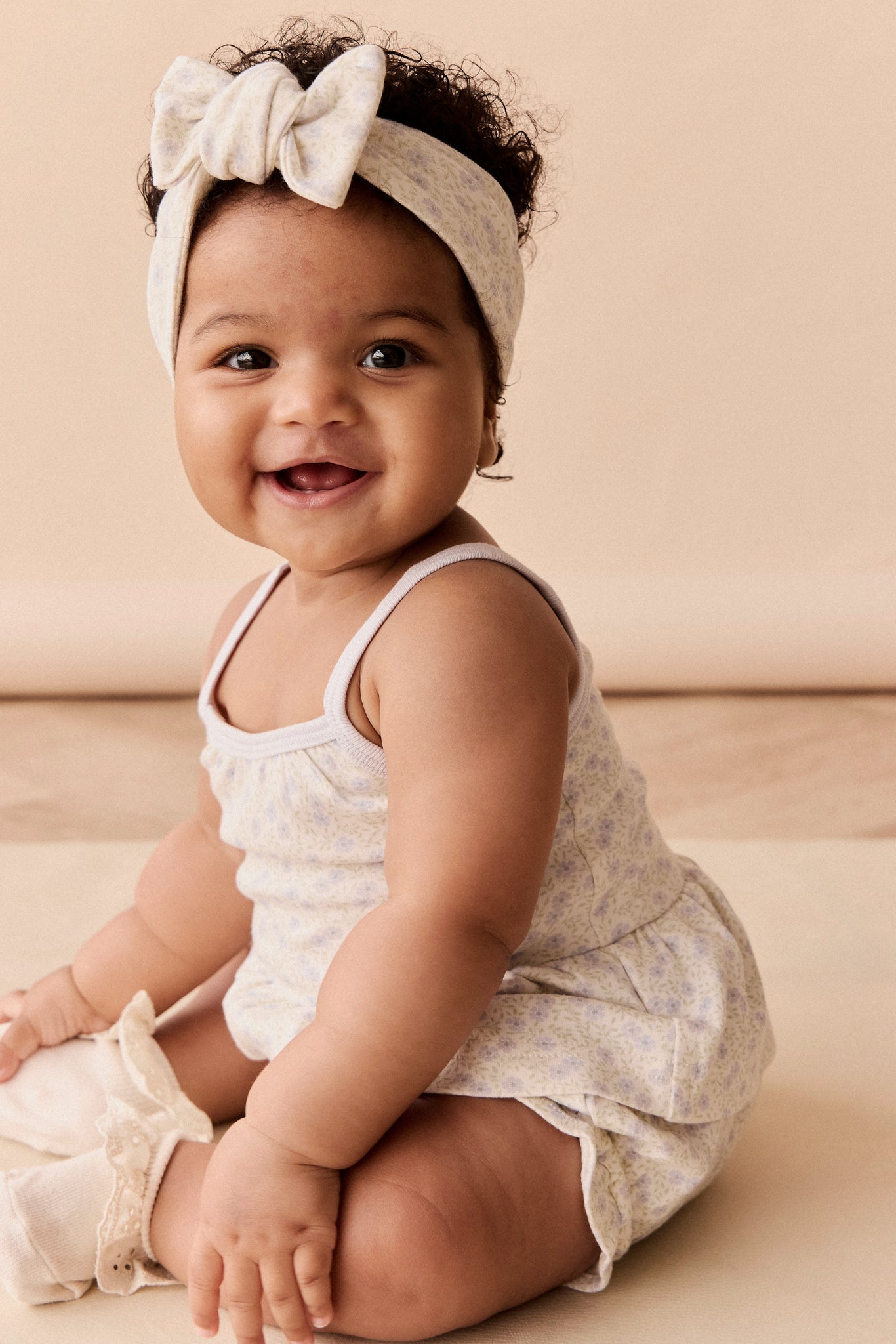 Organic Cotton Headband - Emmy Lilac