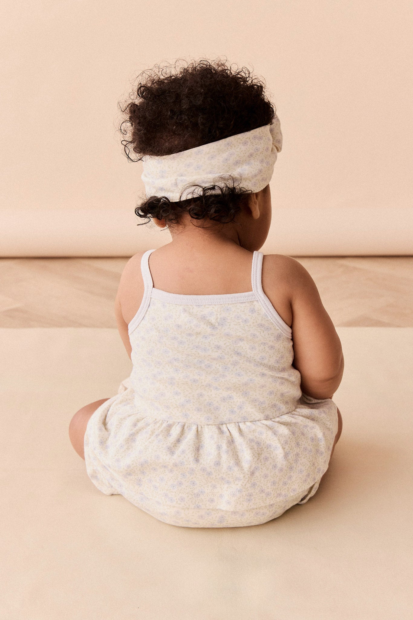 Organic Cotton Meadow Singlet - Emmy Lilac