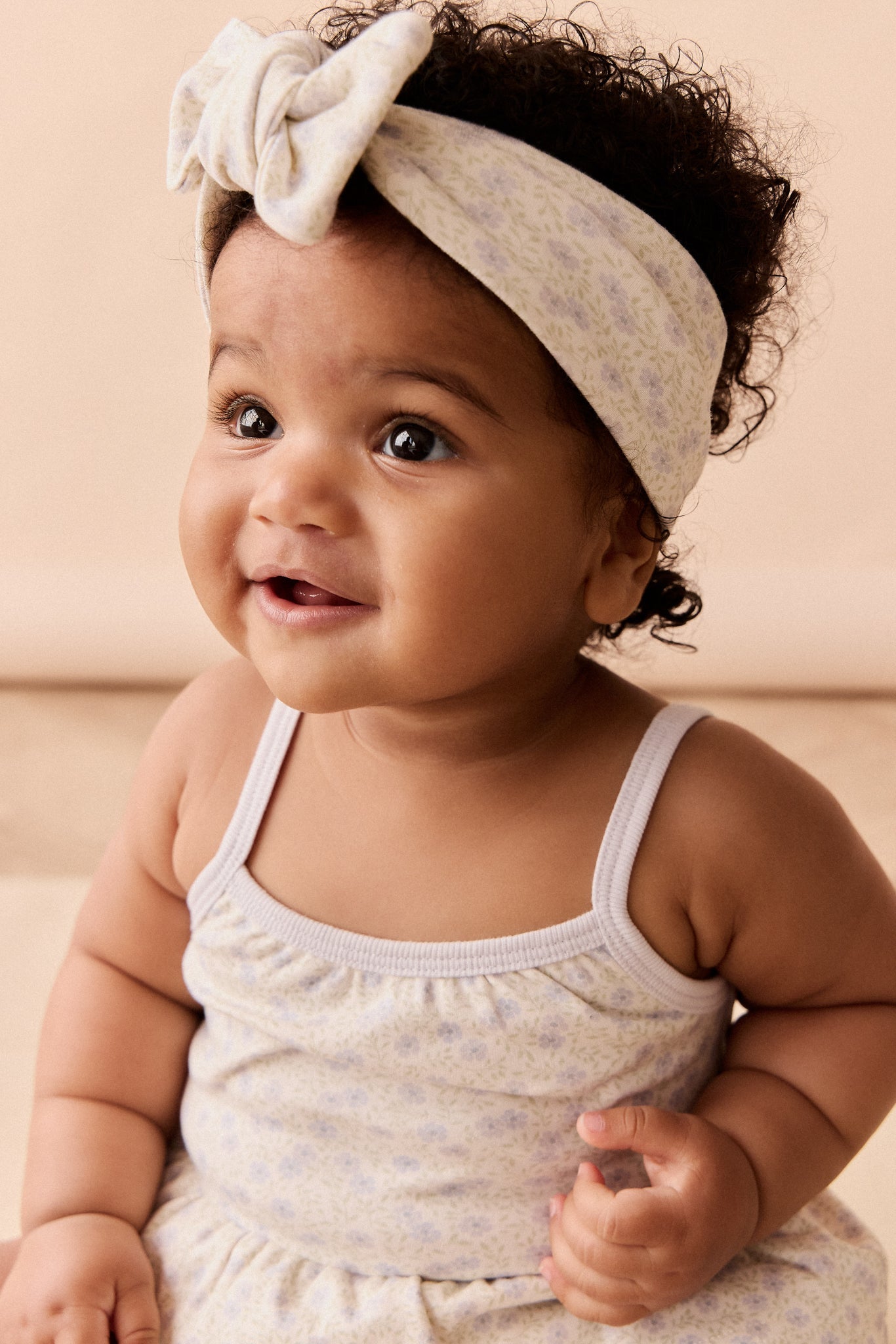 Organic Cotton Headband - Emmy Lilac