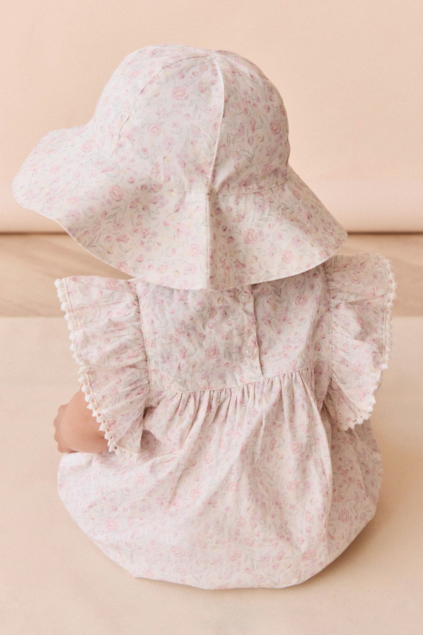Organic Cotton Noelle Hat - Grace Floral