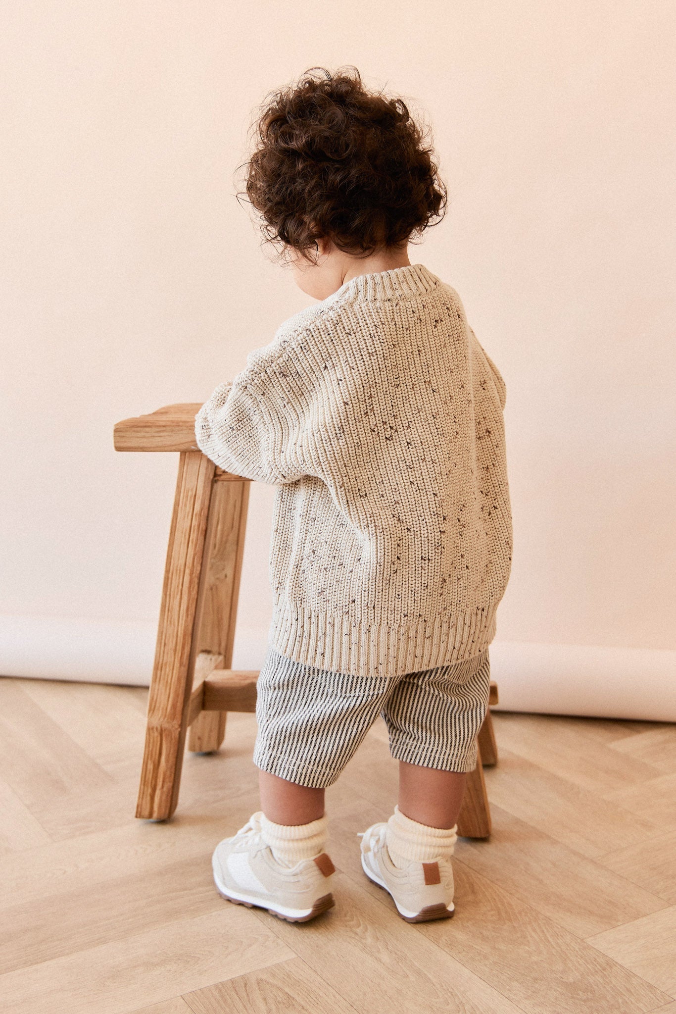 Johan Knit Jumper - Buff Fleck